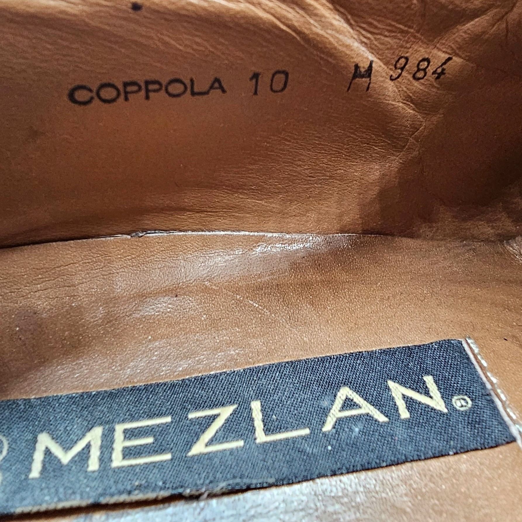 Mezlan Vintage Mezlan Spain Mens size 10M Brown Leather Dress Shoes Size US 10 / EU 43 - 8 Thumbnail
