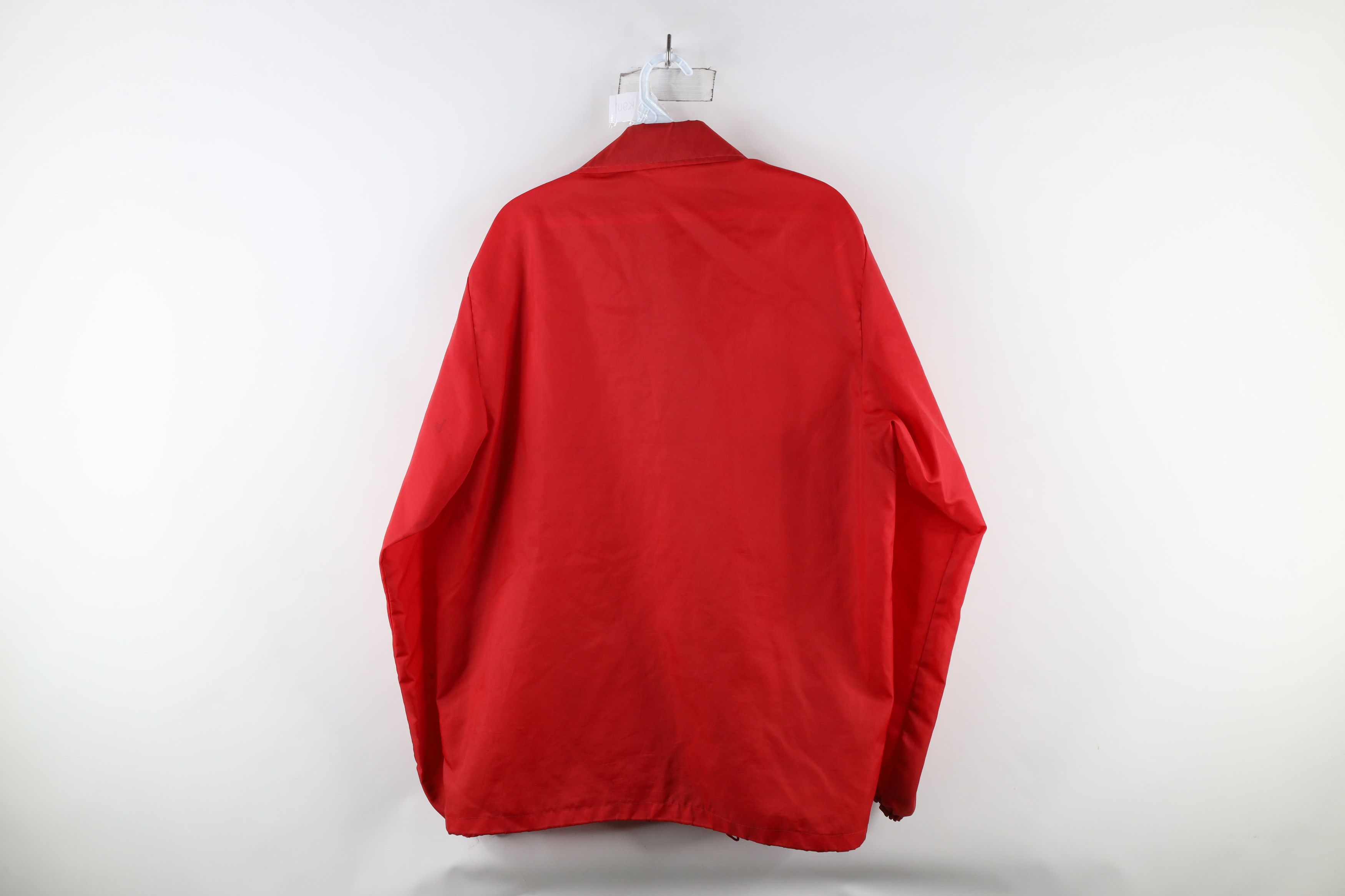 Vintage Vintage 70s Streetwear Coaches Windbreaker Jacket Red Size US XL / EU 56 / 4 - 15 Thumbnail