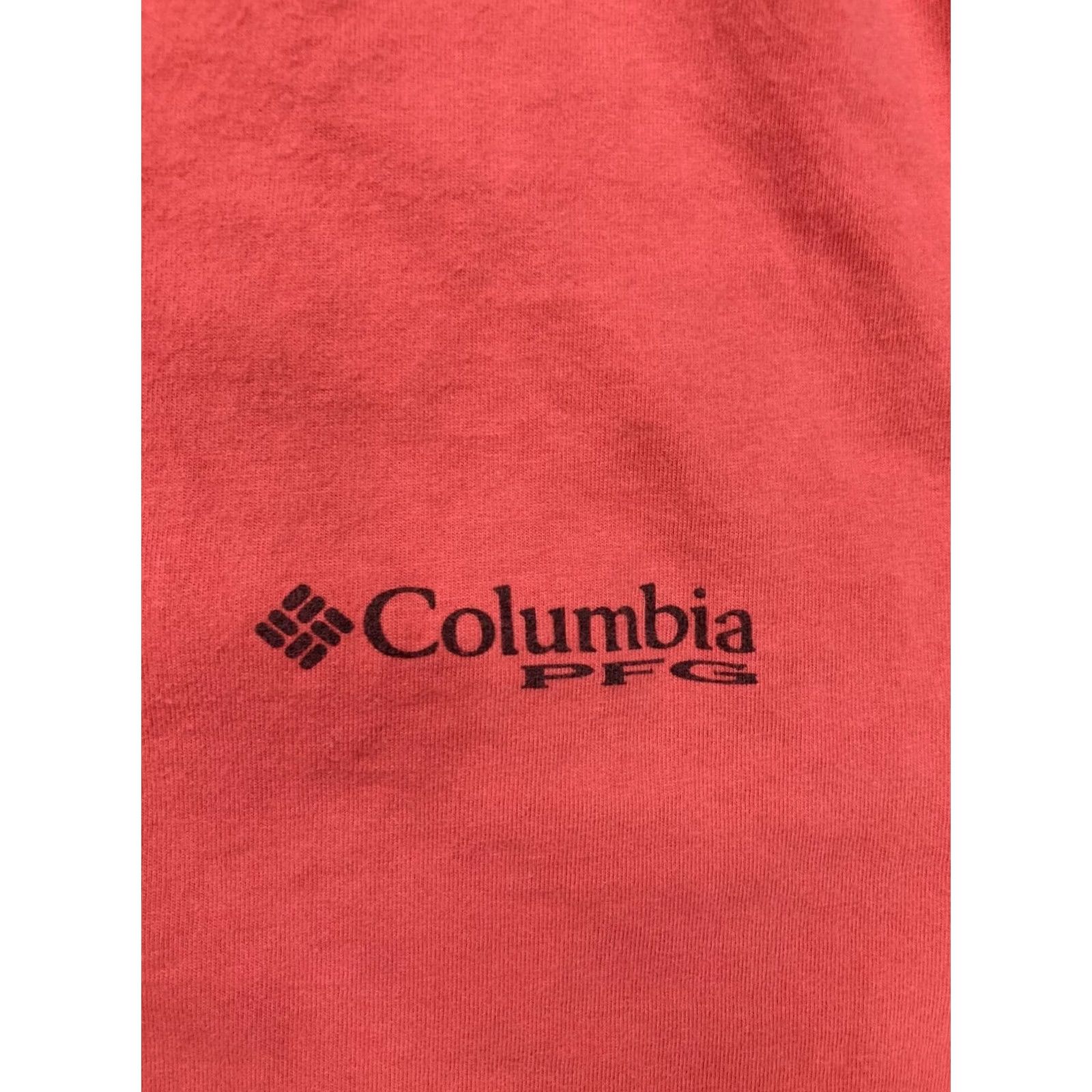 Vintage Columbia T-Shirt Men XL Red Fish Graphic Print Crew Neck Short Sleeve Size US XL / EU 56 / 4 - 4 Thumbnail