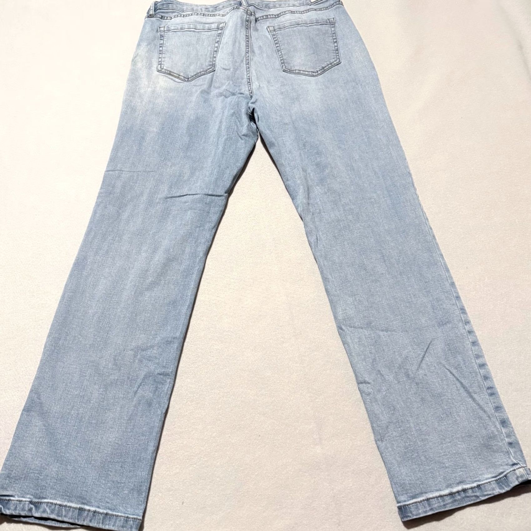 Anne Klein Anne Klein Jeans Women's Blue Denim Light Wash High-Rise 16 Jeans Size 38" / US 16 / IT 52 - 6 Thumbnail
