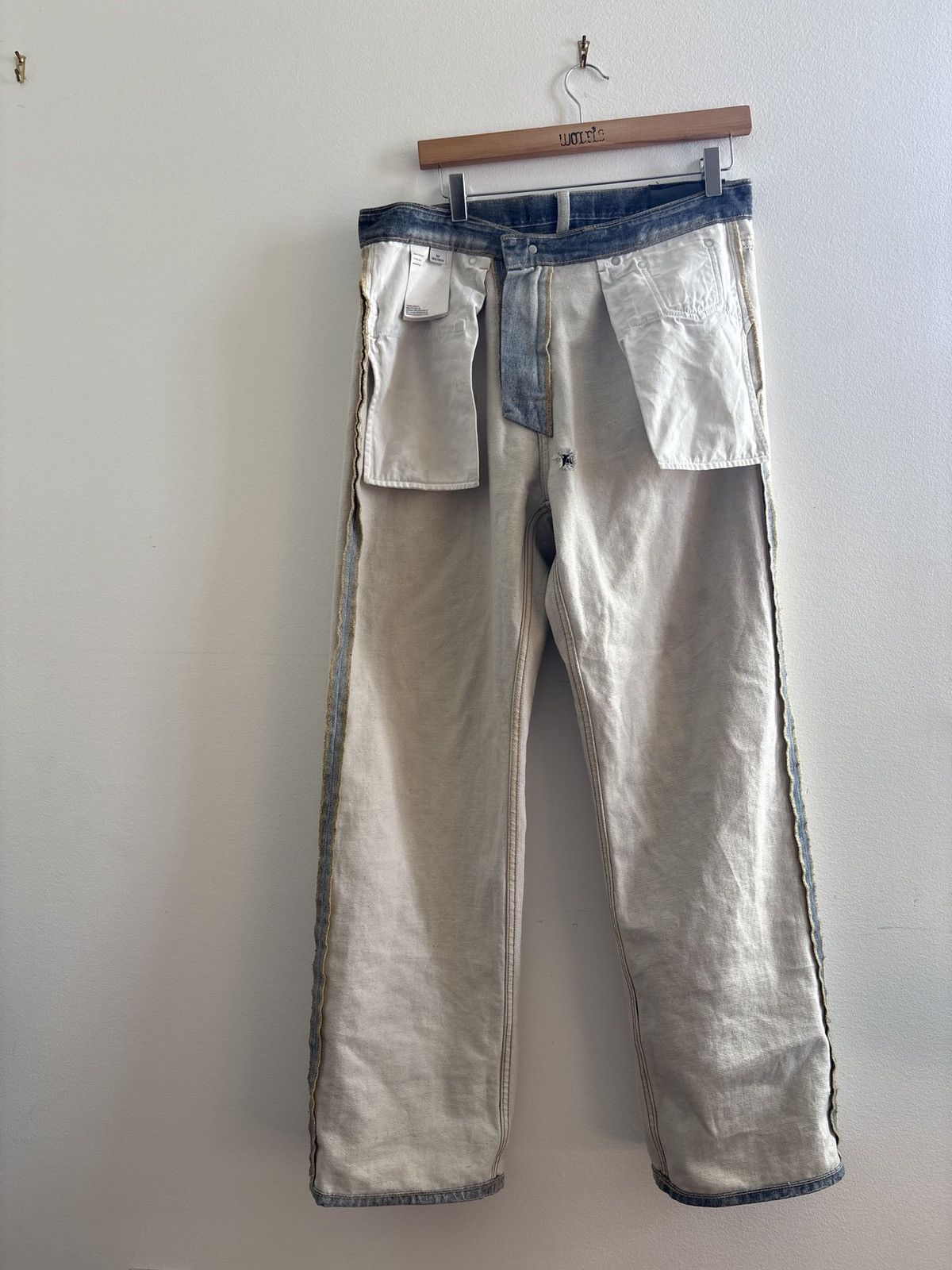 Our Legacy OUR LEGACY TROMPE LOEIL PRINTED JEANS Size US 30 / EU 46 - 3 Thumbnail