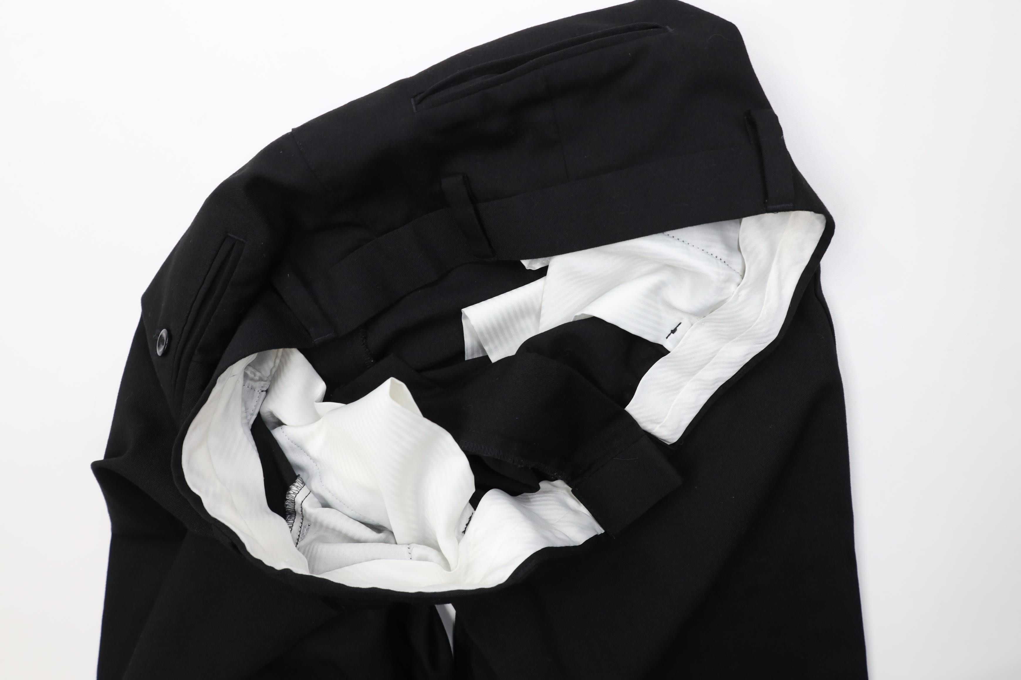 Vintage Vintage 90s Y2K Streetwear Gabardine Blend Wide Leg Pants Size US 38 / EU 54 - 6 Thumbnail