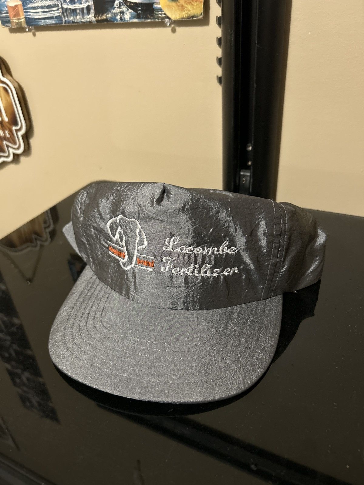 Vintage Vintage Shiny silver trucker hat Size ONE SIZE - 1 Thumbnail