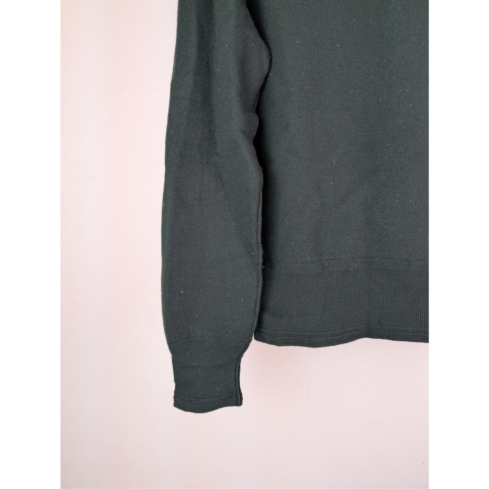 Burberry o1rshd1 CC20 Wool half-zip sweater Hoodie in a green Size US M / EU 48-50 / 2 - 6 Thumbnail
