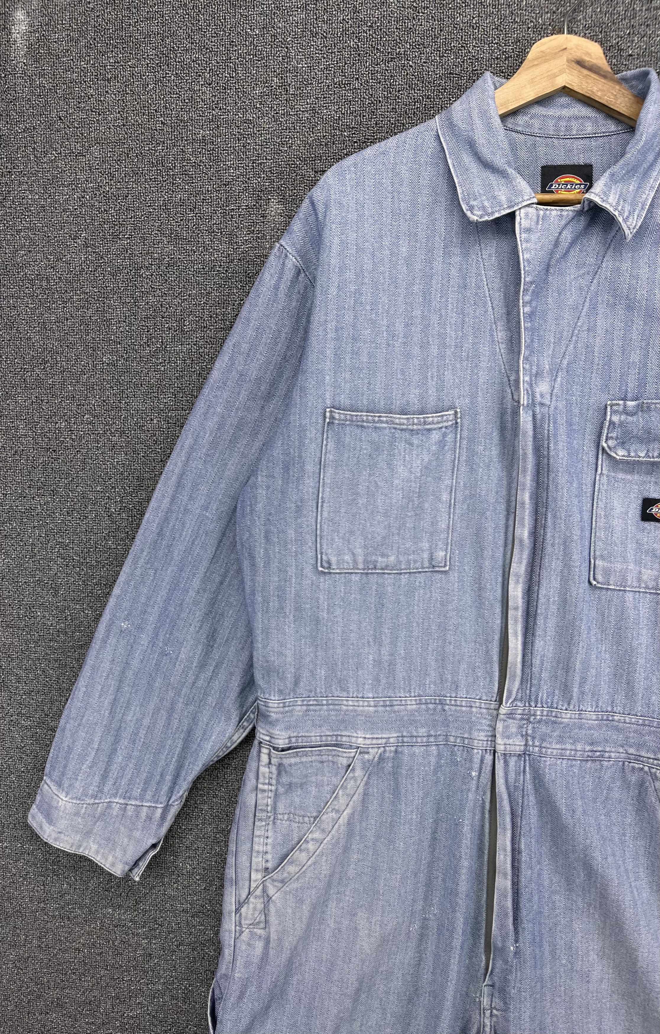 Dickies Vintage Dickies Rare Denim Overalls Jumpsuit Size US 39 - 2 Thumbnail