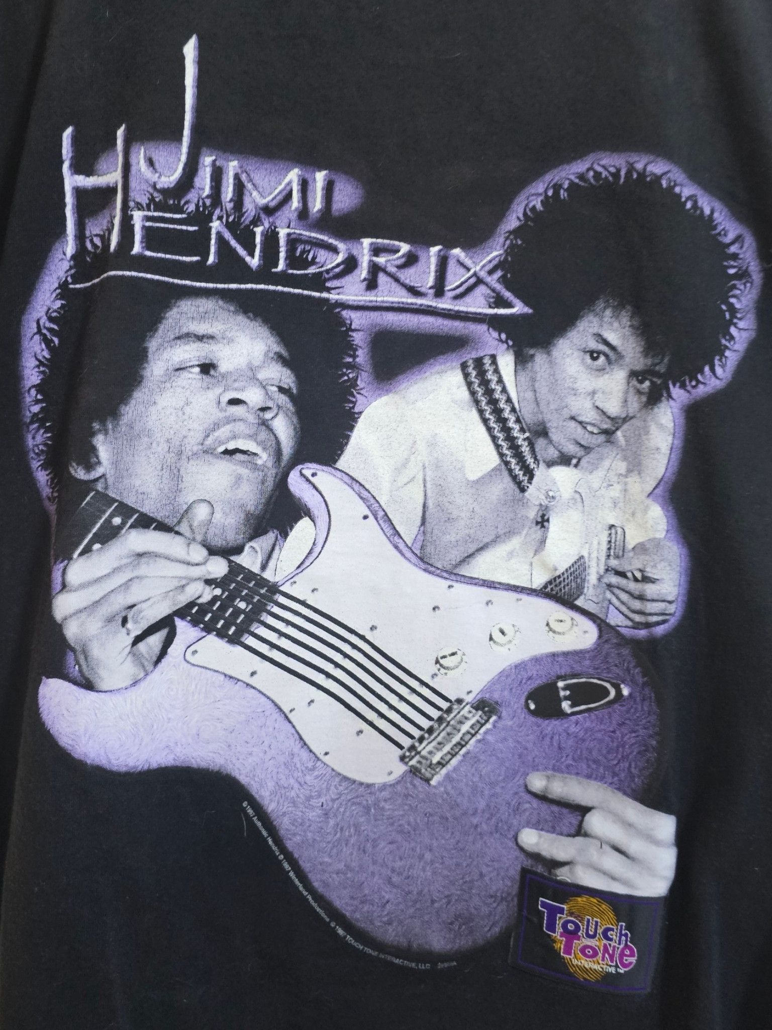 Jimi Hendrix Jimi Hendrix 1997 Touch Tone Graphic Tee Size US XL / EU 56 / 4 - 2 Thumbnail