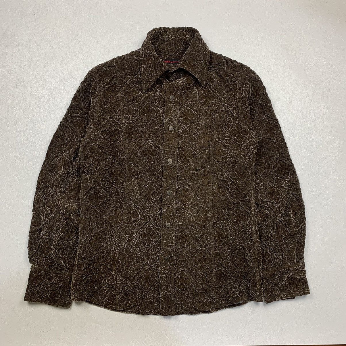 Designer Wahren immer wahrened avant garde textured button shirt Size US M / EU 48-50 / 2 - 2 Thumbnail