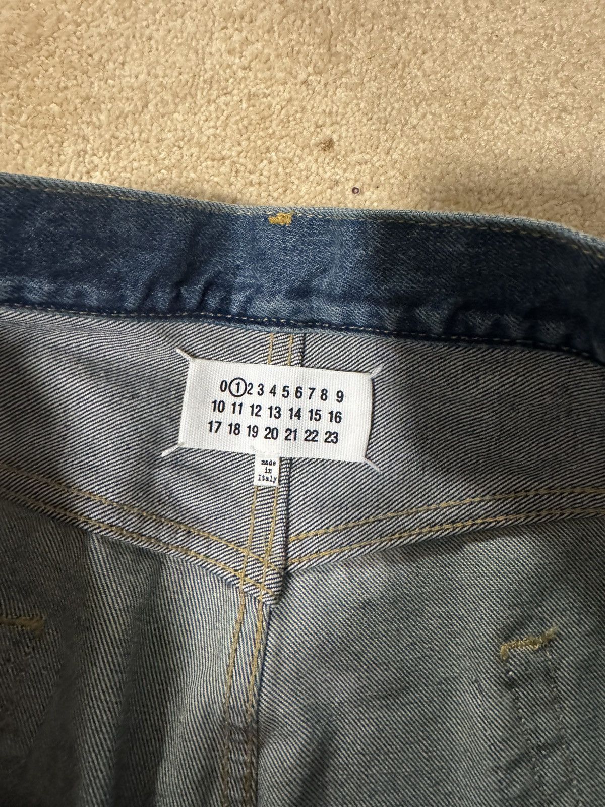 Maison Margiela Margiela two-tone denim Size US 34 / EU 50 - 5 Thumbnail