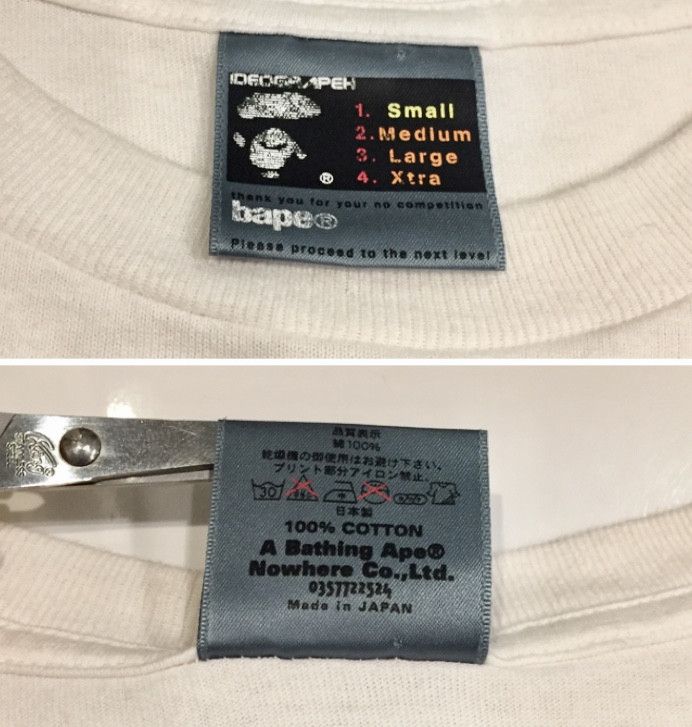 Bape A BATHING APE BAPE VINTAGE CANDY FONT LONGSLEEVE TSHIRT Size US S / EU 44-46 / 1 - 5 Thumbnail