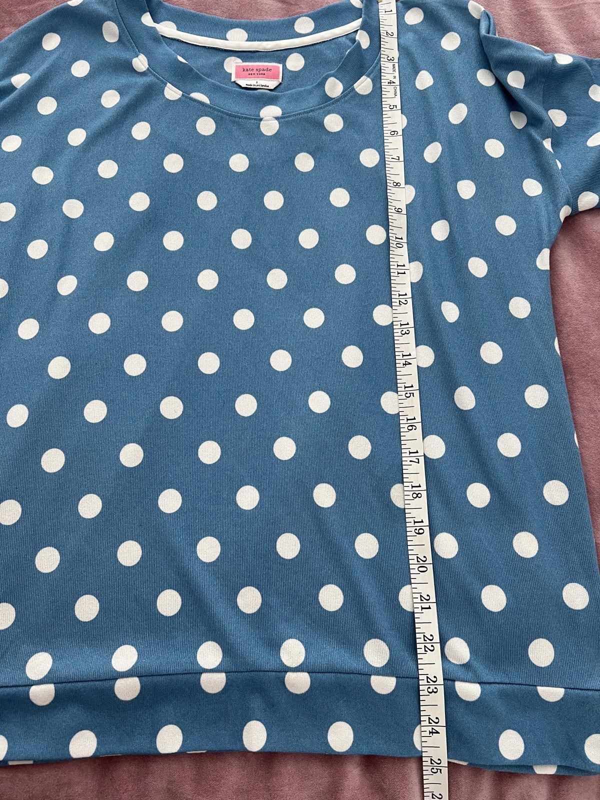 Kate Spade Kate spade, blue and white polkadot top Size S / US 4 / IT 40 - 3 Thumbnail