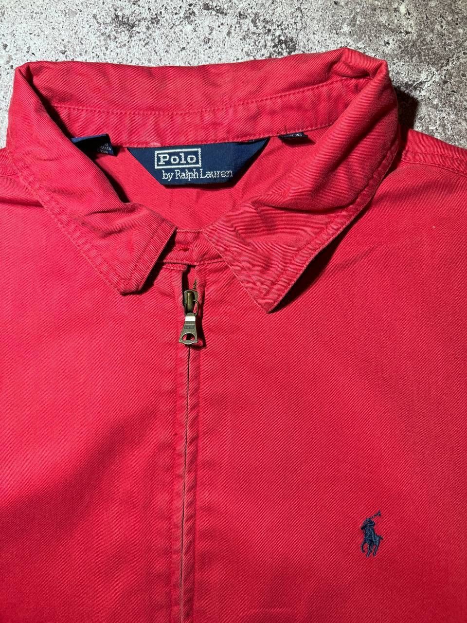 Polo Ralph Lauren Vintage Polo Ralph Lauren Red Harington Bomber Jacket Size US XL / EU 56 / 4 - 4 Thumbnail