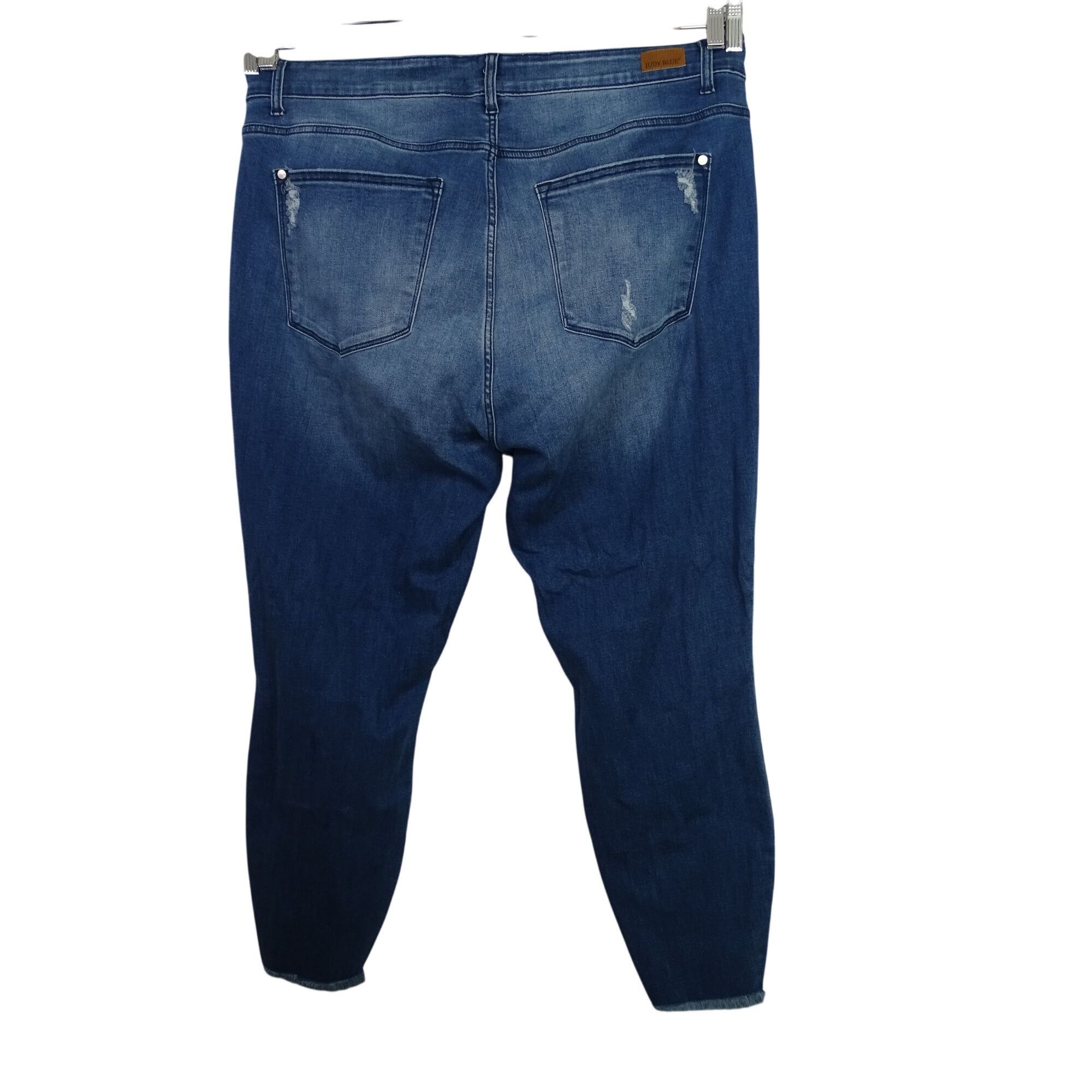 Judy Blue Judy Blue Distressed Ripped Skinny Fit Jeans Women Size 22W Size 41" - 3 Thumbnail