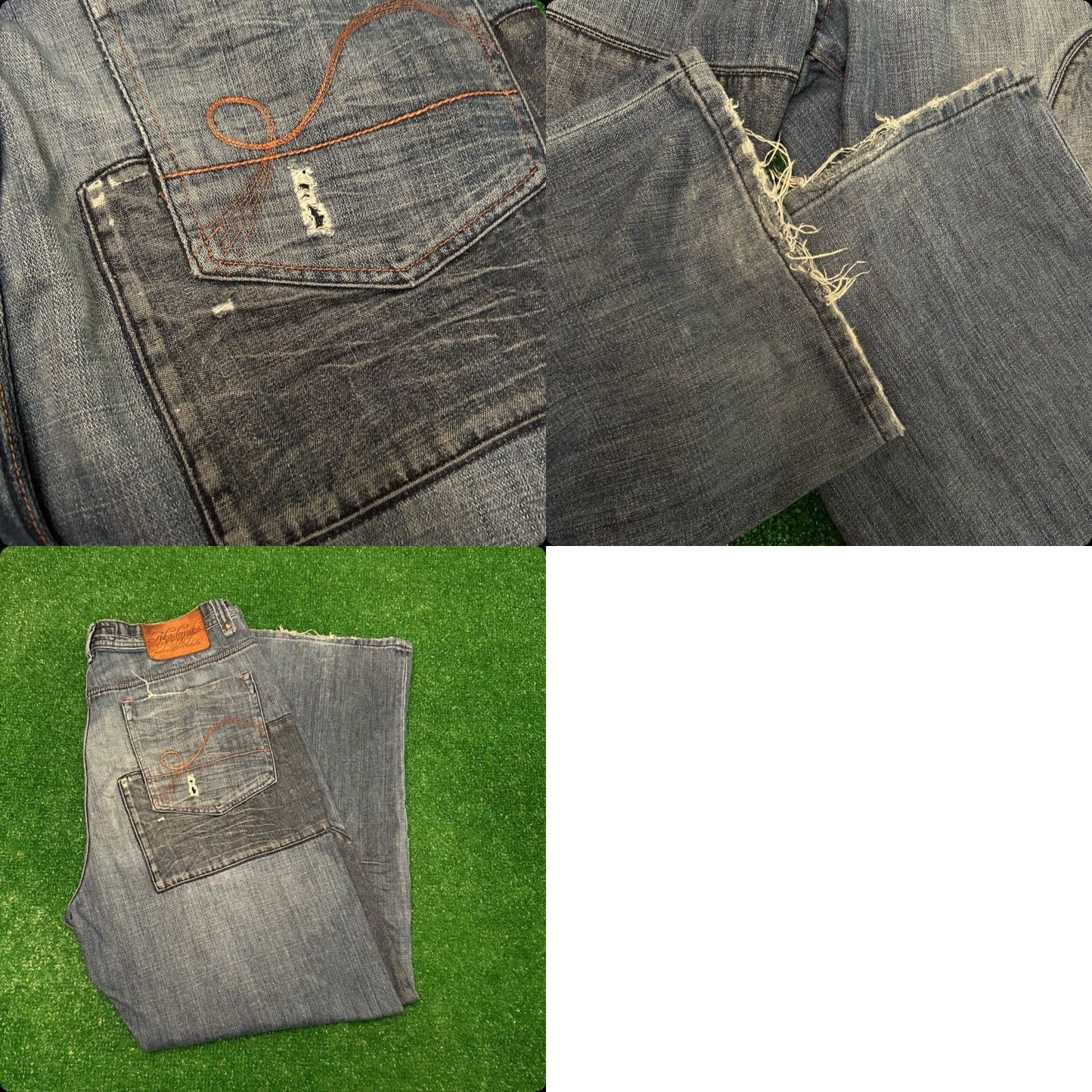 Akademiks VINTAGE Akademiks Jeans Baggy Grunge Skater Y2K VTG Mens Size 38 Distressed Jeans 38X32 Distressed Black Denim Wide-Leg Relaxed Men Size US 38 / EU 54 - 8 Thumbnail