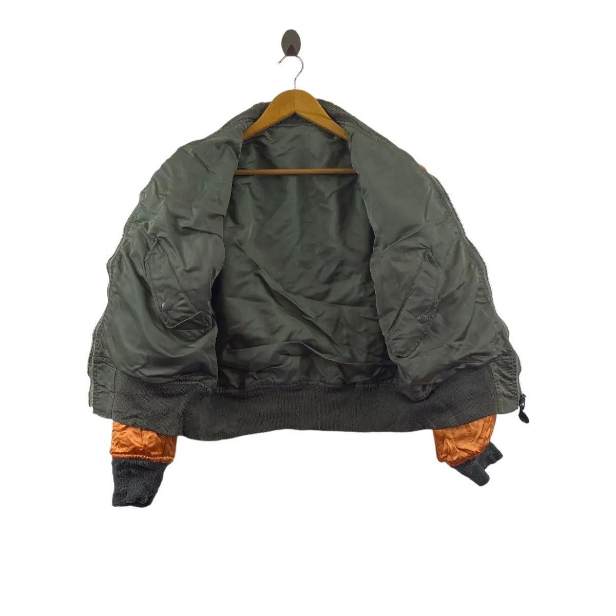 Alpha Industries Vtg ALPHA INDUSTRIES MA-1 Light Zone Reversible Jacket Size US M / EU 48-50 / 2 - 6 Thumbnail