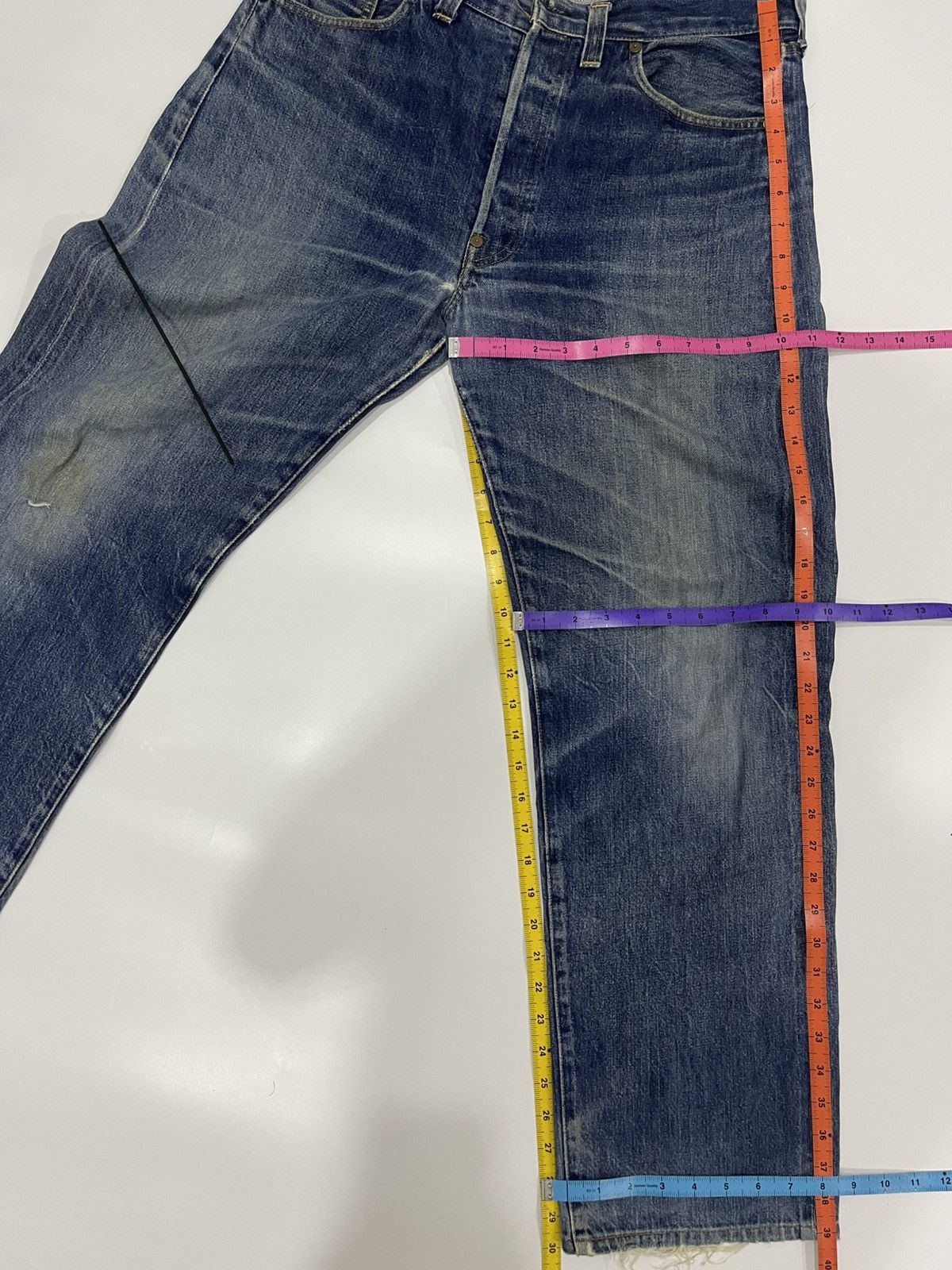 Levi's Levi’s 501 straight leg denim jeans Size US 34 / EU 50 - 6 Thumbnail