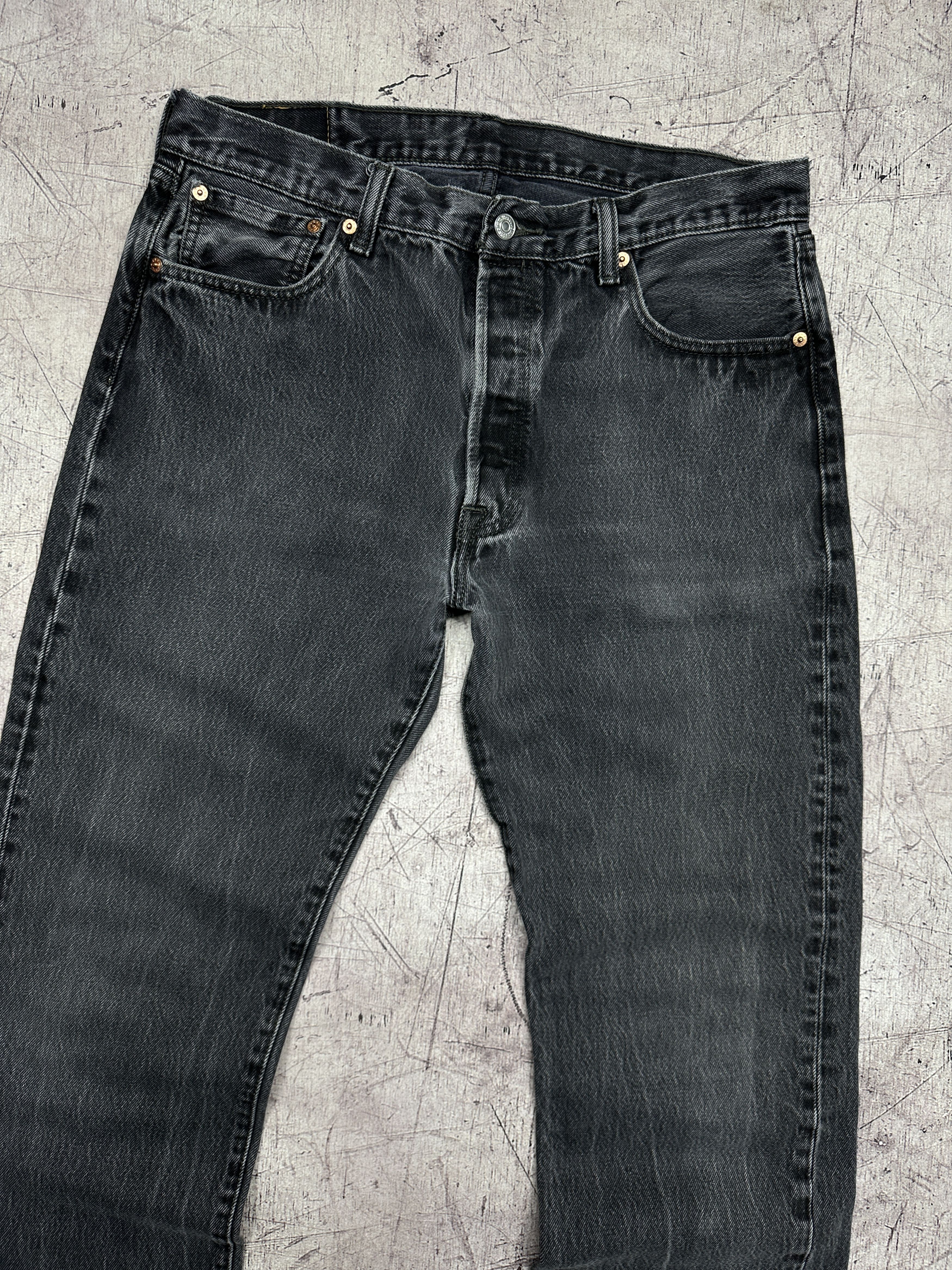 Levi's Levi's 501 Mens Washed Denim Pants Jeans Size 36 x 36 Size US 36 / EU 52 - 6 Thumbnail