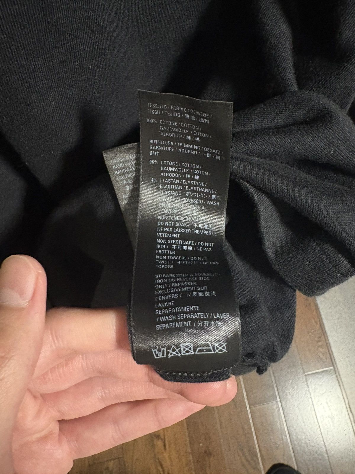 Balenciaga black bebe balenciaga tee Size US L / EU 52-54 / 3 - 8 Thumbnail