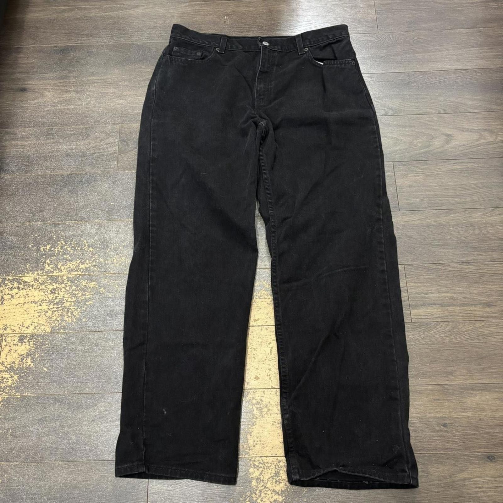 Levi's vintage made in USA black Levi’s 577 lower rise loose jeans Size US 36 / EU 52 - 2 Thumbnail