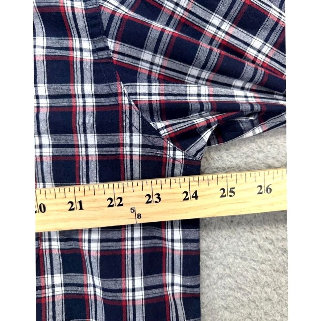 Wrangler Wrangler Mens Adult Large Blue Plaid Riata Button Down Long Sleeve Pocket Shirt Size US L / EU 52-54 / 3 - 7 Thumbnail