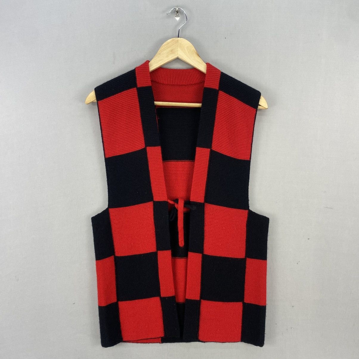 Aran Isles Knitwear Vintage Checkerbox Knit Vest Size US XS / EU 42 / 0 - 1 Thumbnail