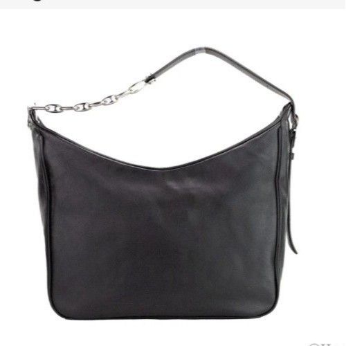 Marc Jacobs MARC JACOBS THE TEMPO LEATHER HOBO SHOULDER BAG BLACK Size ONE SIZE - 6 Thumbnail
