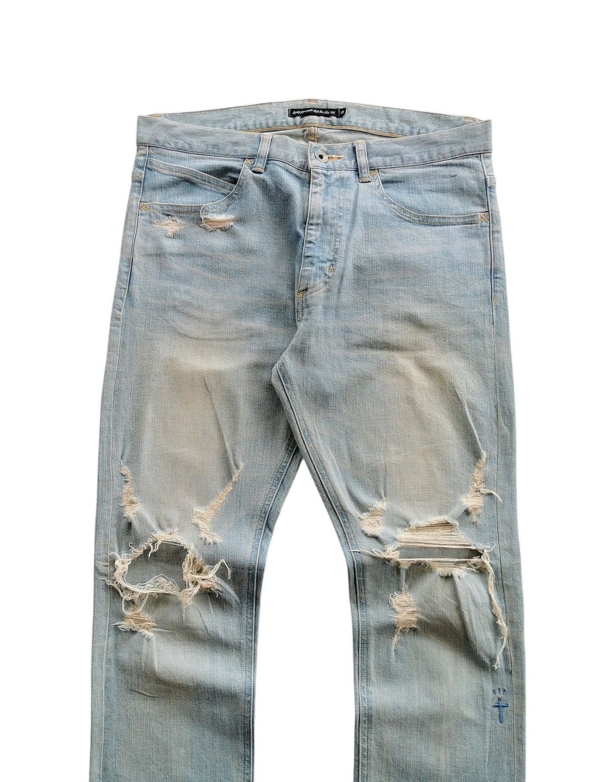 Japanese Brand Chord Number Eight "Rocks Rebel Music" Style Amiri Size US 31 - 4 Thumbnail