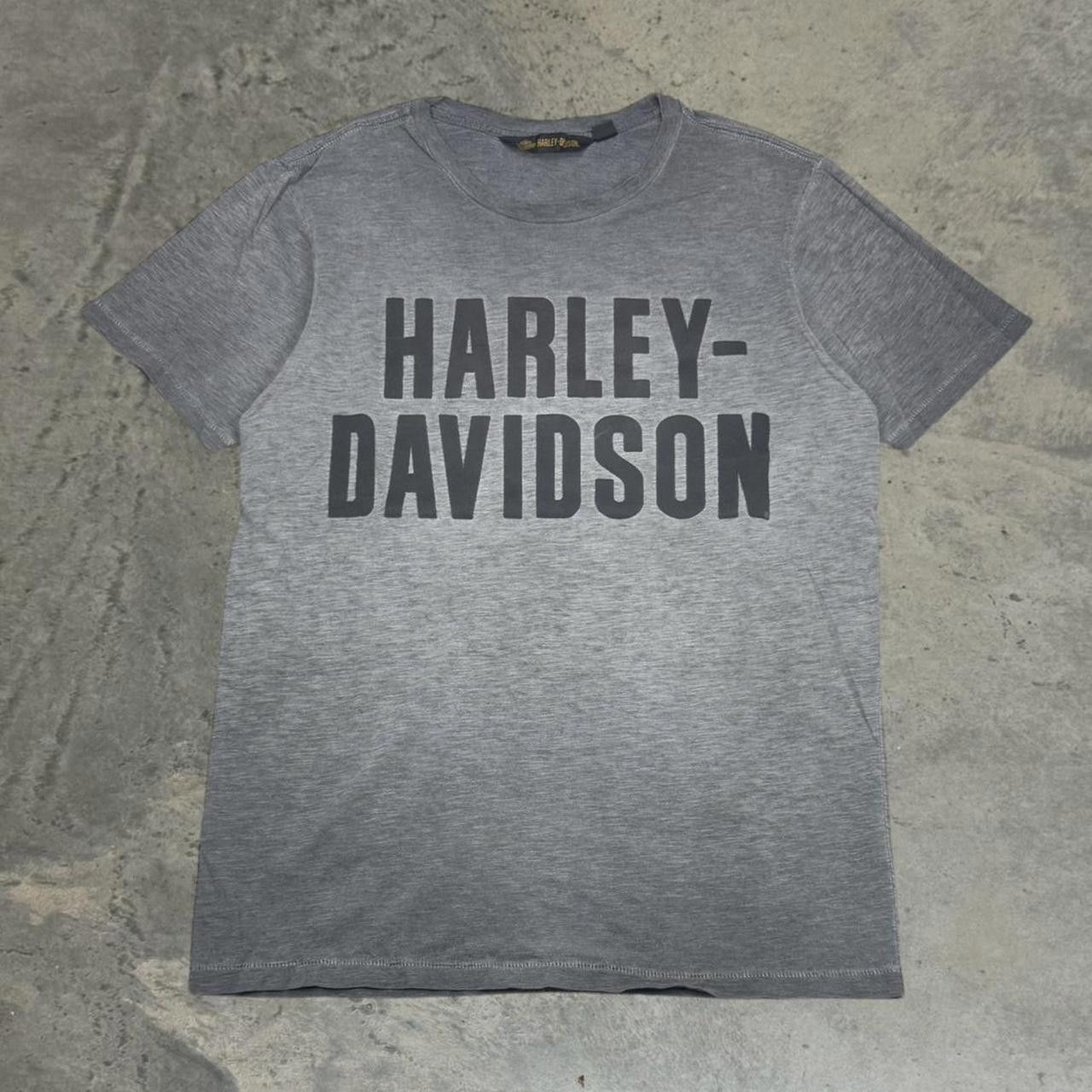 Harley Davidson × Vintage Vintage Faded Single Stitch Harley Davidson Spellout T-Shirt Size US L / EU 52-54 / 3 - 1 Thumbnail