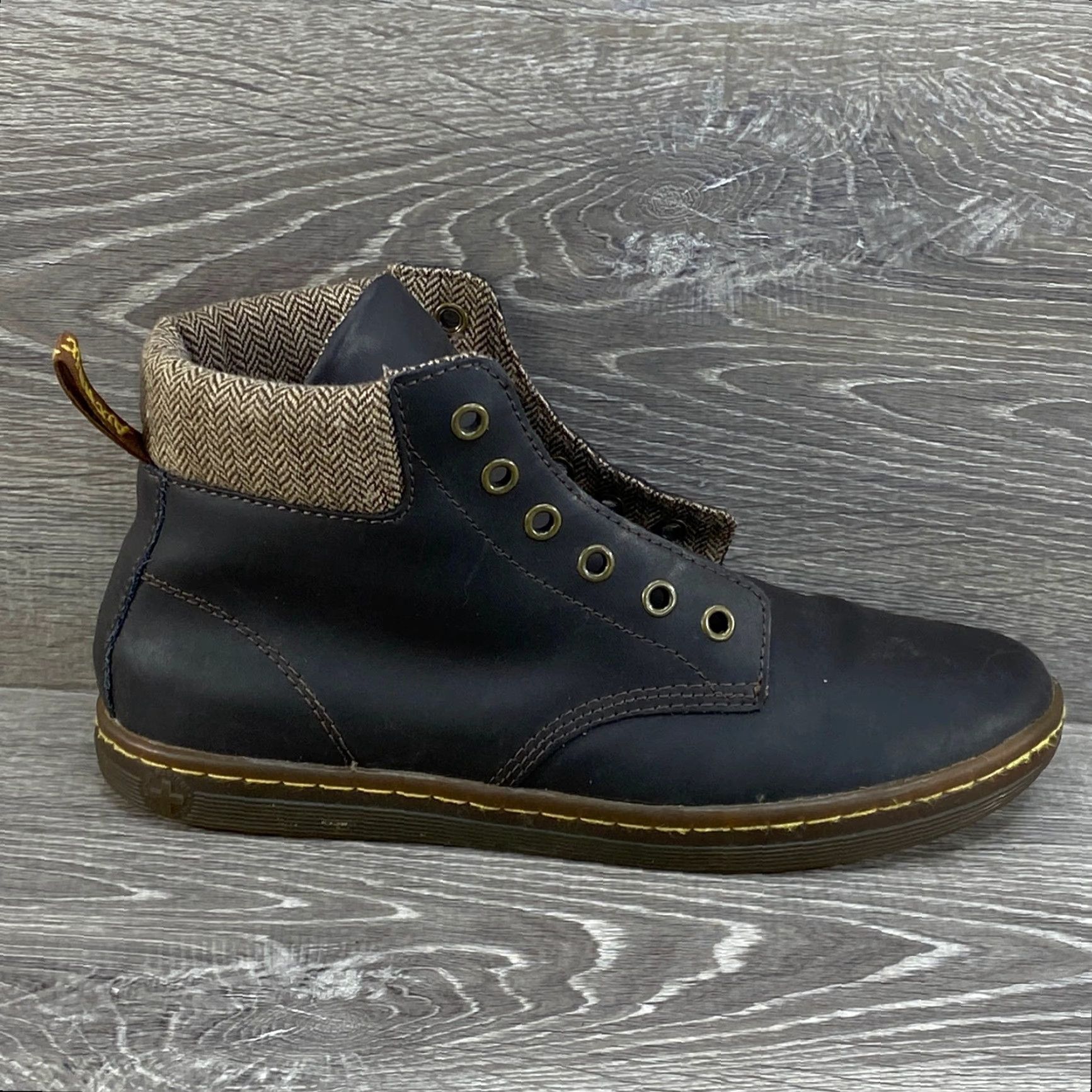 Dr. Martens Dr Doc Martens Maelly Brown Leather Ankle Combat Boots Womens 8 Lace Up Air Wair Size US 6 / IT 36 - 2 Thumbnail