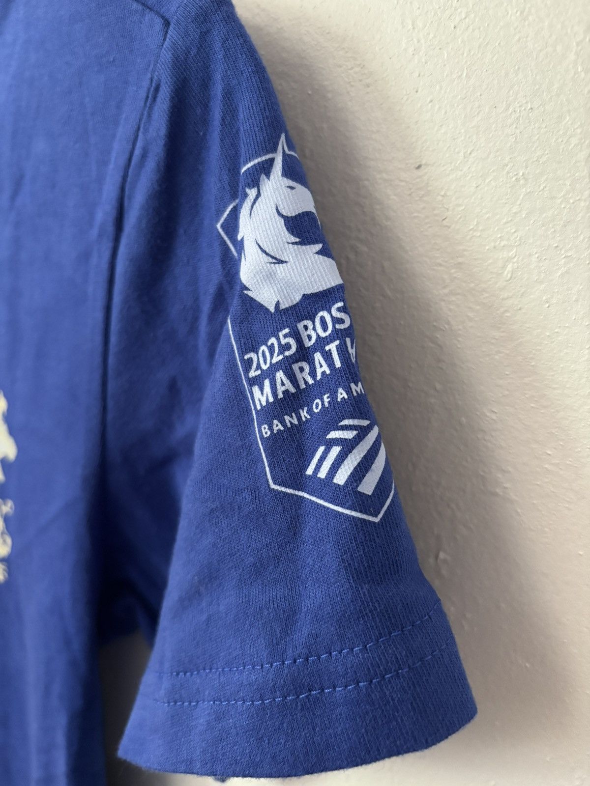 Adidas Adidas Boston Marathon Blue Shirt Size US XXS / EU 40 - 3 Thumbnail
