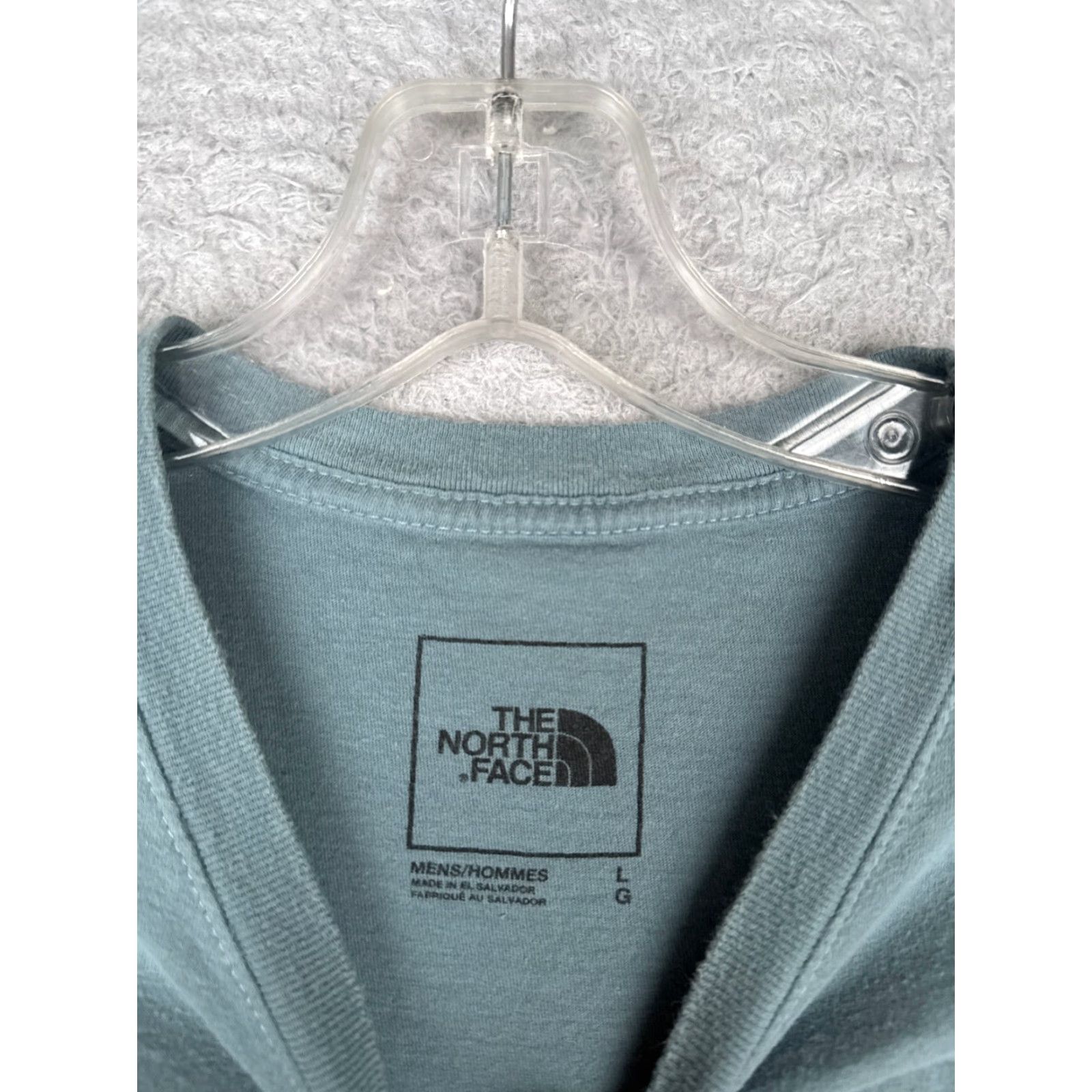 The North Face The North Face Shirt Men Large Blue Short Sleeve Crew Neck 100% Cotton Logo Size US L / EU 52-54 / 3 - 7 Thumbnail