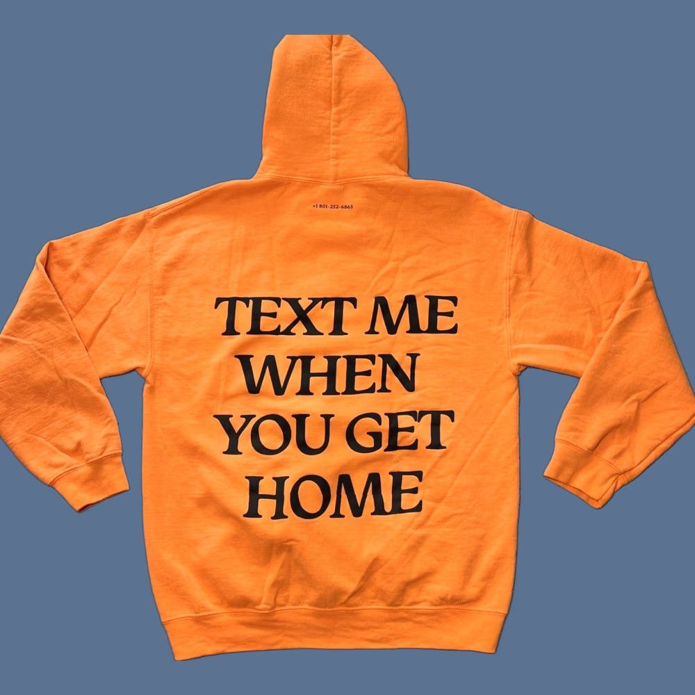 Vintage Orange Ghost Hoodie Text Me When You Get Home Size Medium User: Orange Ghost Hoodie Text Me When You Get Home Size Medium Size US M / EU 48-50 / 2 - 1 Thumbnail