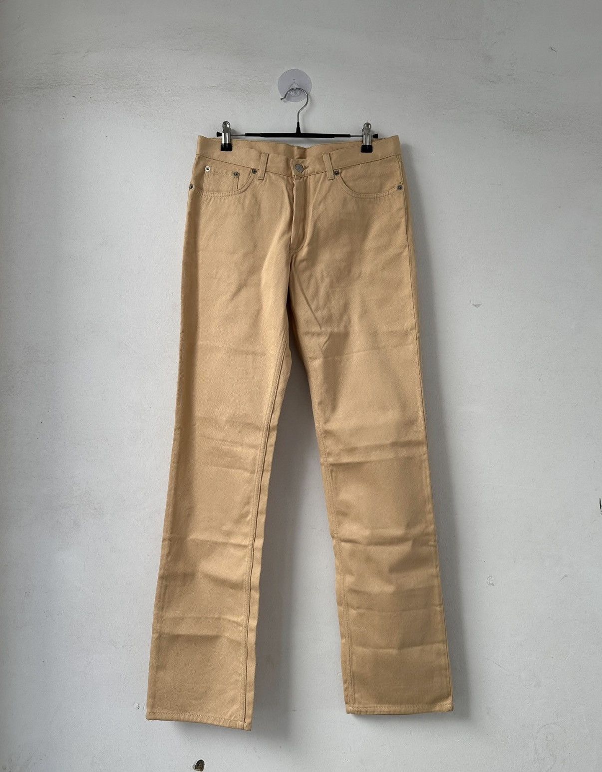 Helmut Lang helmut lang raw silk denim boot cut jeans brand new K7 Size US 30 / EU 46 - 1 Thumbnail