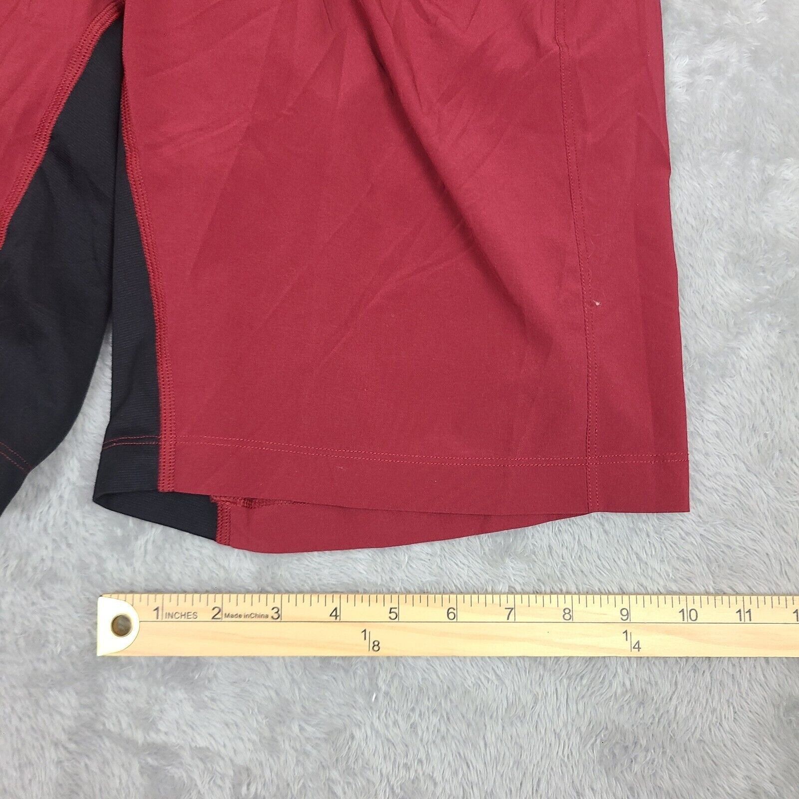 Lululemon Lululemon Men's Red T.H.E. ShortsLined Size Medium Dark Spor Size US 34 / EU 50 - 6 Thumbnail