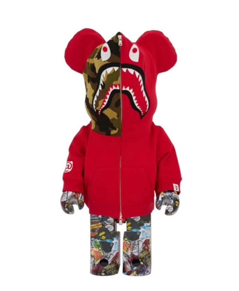 Bape Bape Camo Shark 400% and 100% Bearbrick Size ONE SIZE - 2 Thumbnail