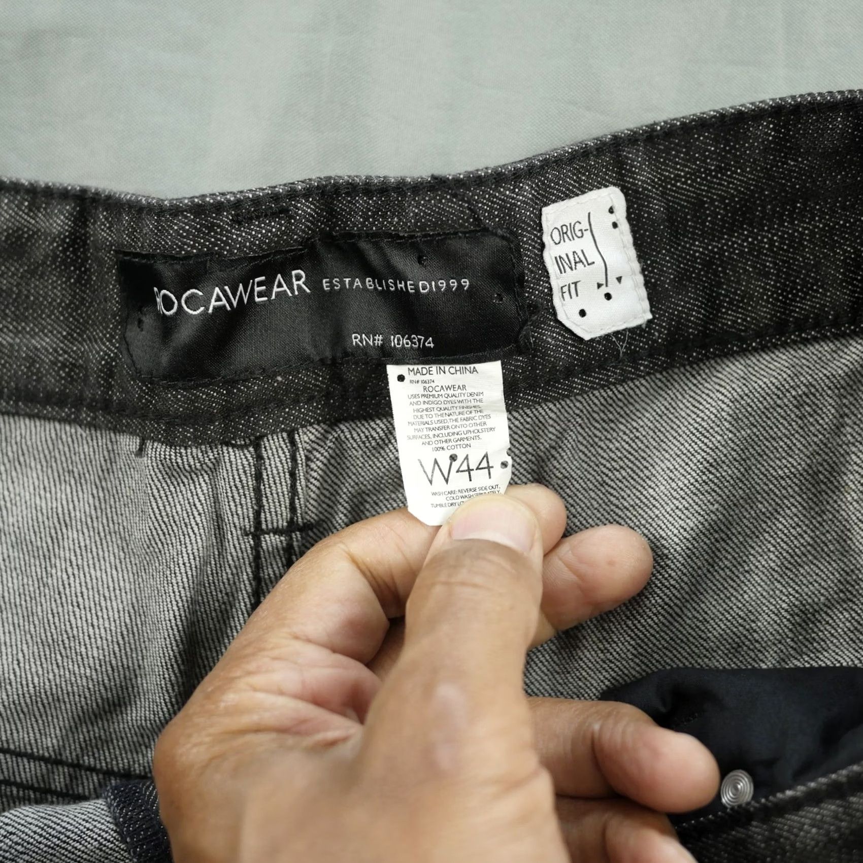 Rocawear Rocawear Shorts Mens 44 Black Denim Original Fit Streetwear Long Relaxed Logo Size US 44 / EU 60 - 7 Thumbnail