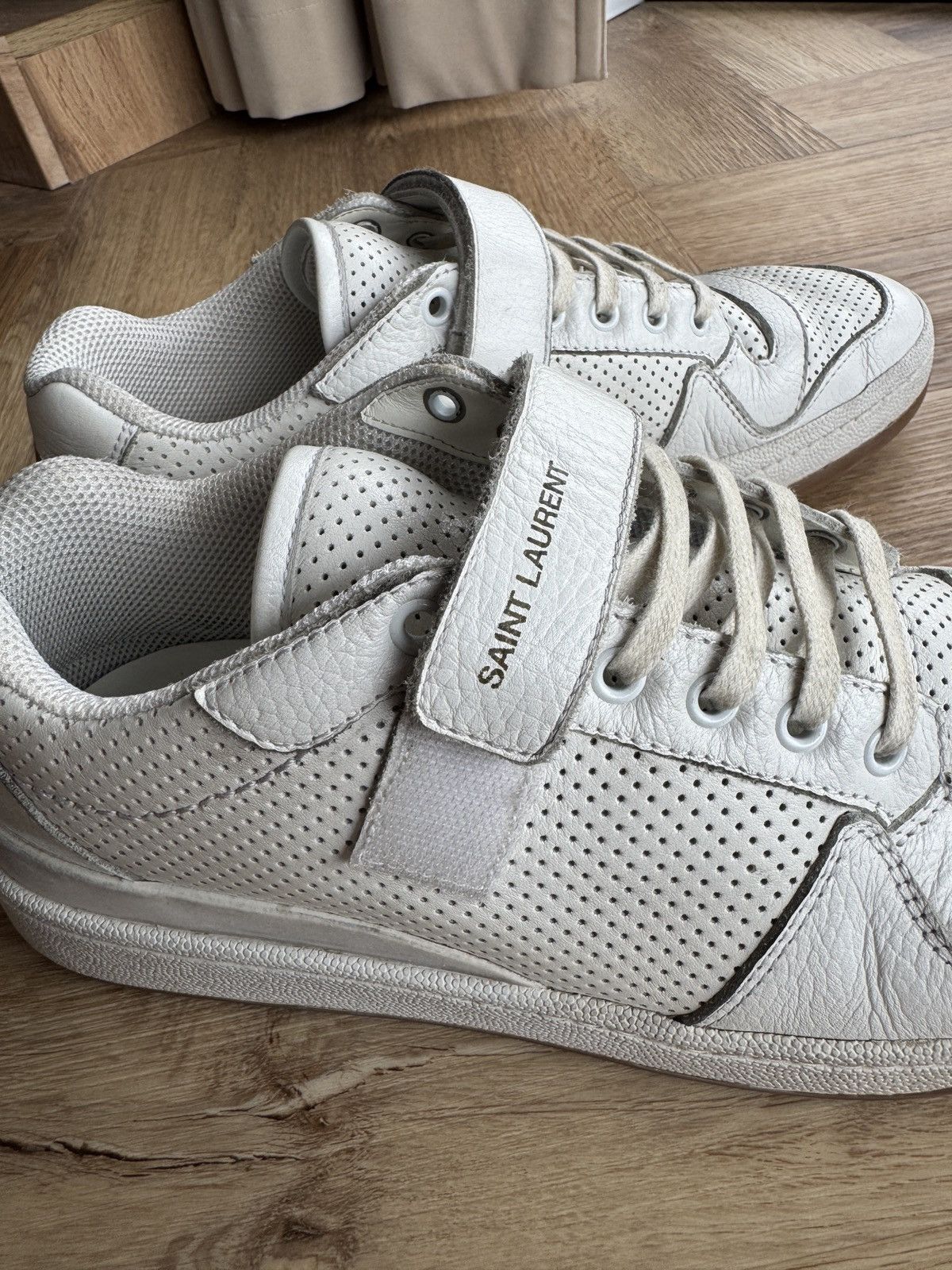 Saint Laurent Paris × Yves Saint Laurent Saint Laurent YSL SLP SL24 Hedi low top Size US 10 / EU 43 - 4 Thumbnail