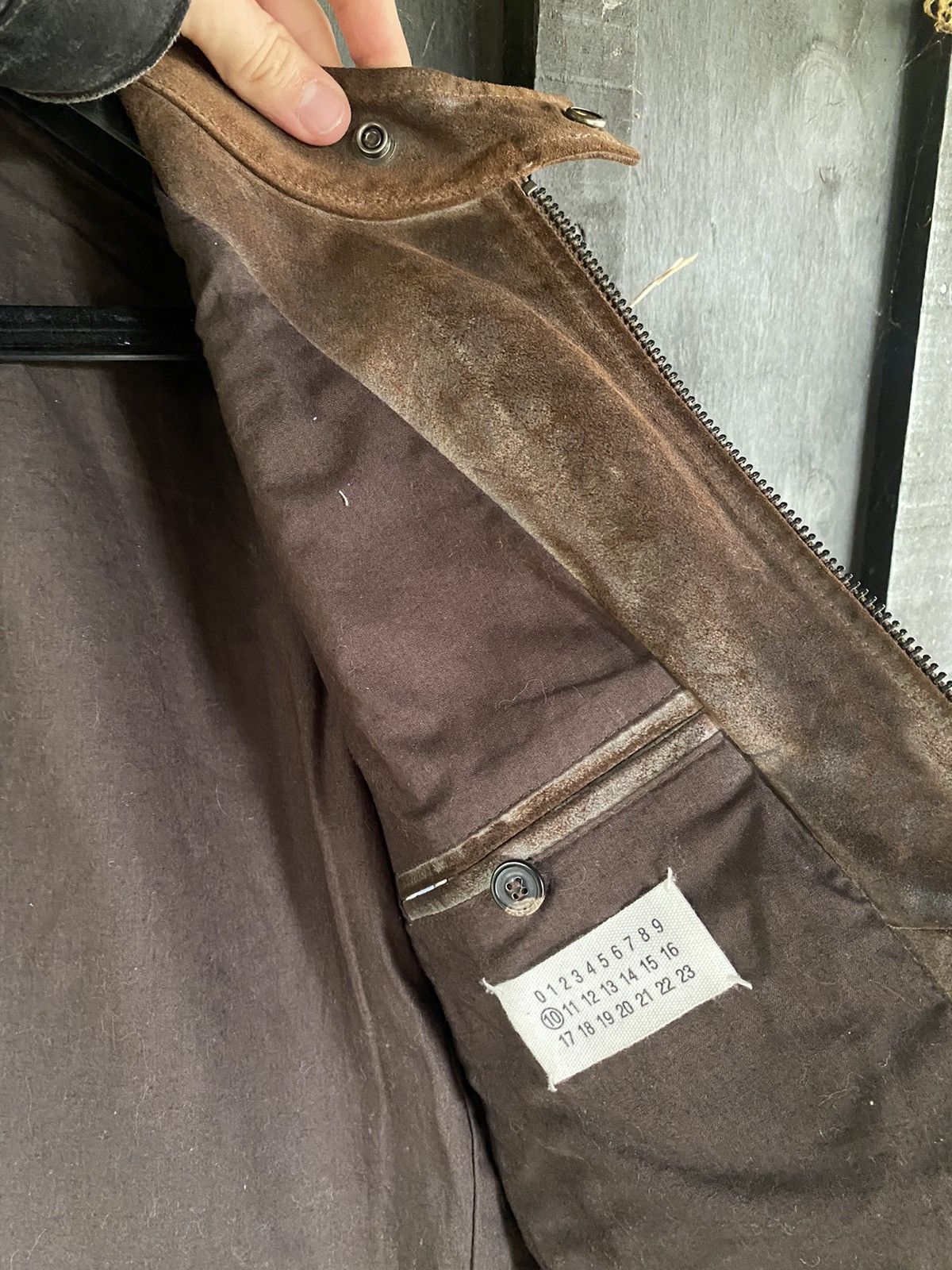 Maison Margiela 2011 Martin Margiela 5 Zip Waxed Leather Jacket Size US L / EU 52-54 / 3 - 7 Thumbnail