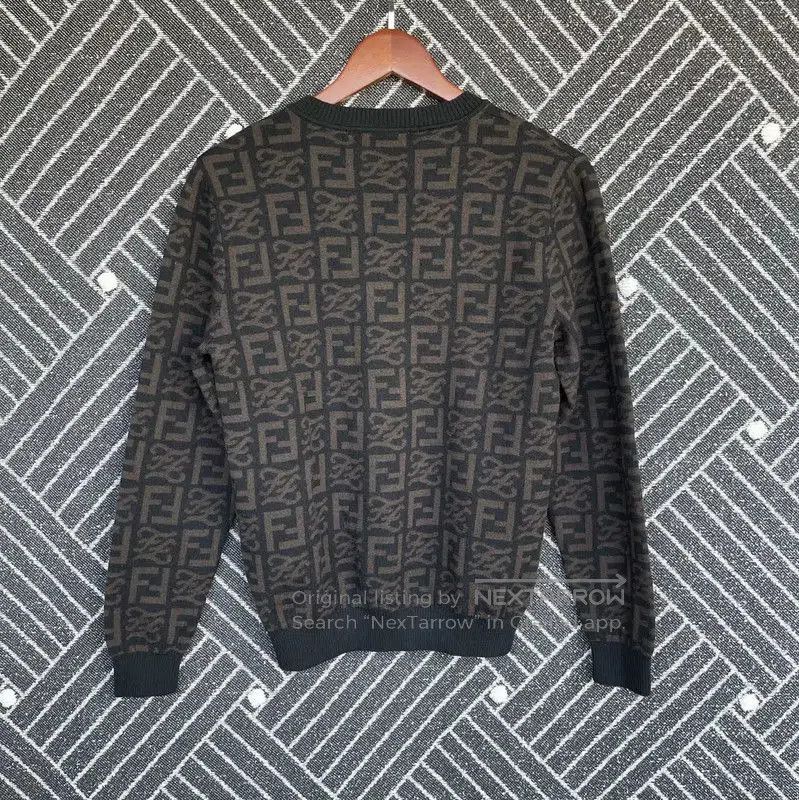 Fendi Fendi Women's Knit Sweater in Light Brown . Size M / US 6-8 / IT 42-44 - 2 Thumbnail