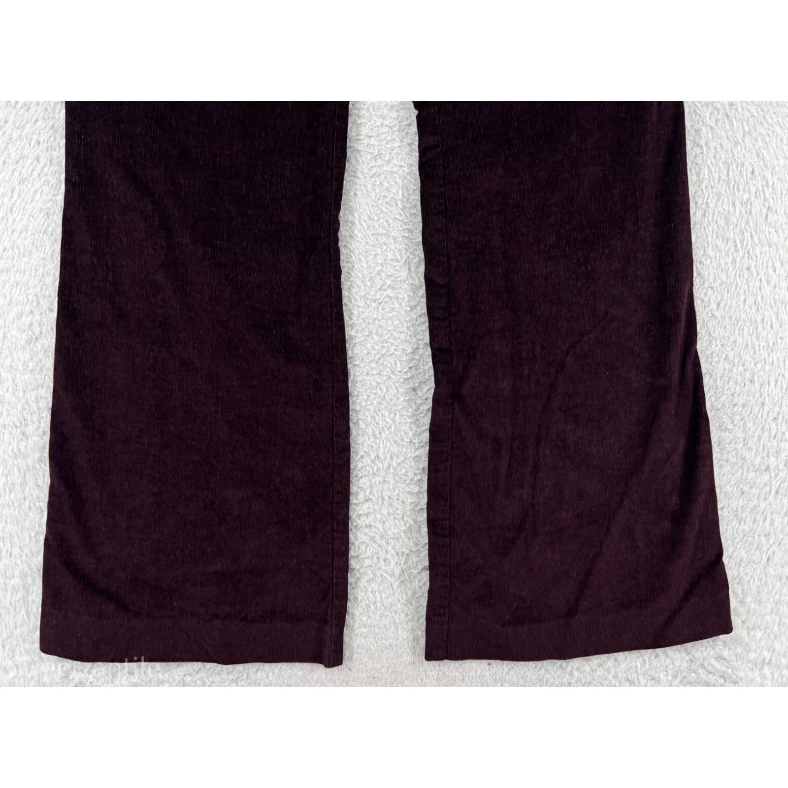 Vintage Cache Women's Flared Pants Size 8 Red Rayon Casual Chic 90s Style Size 30" / US 8 / IT 44 - 5 Thumbnail