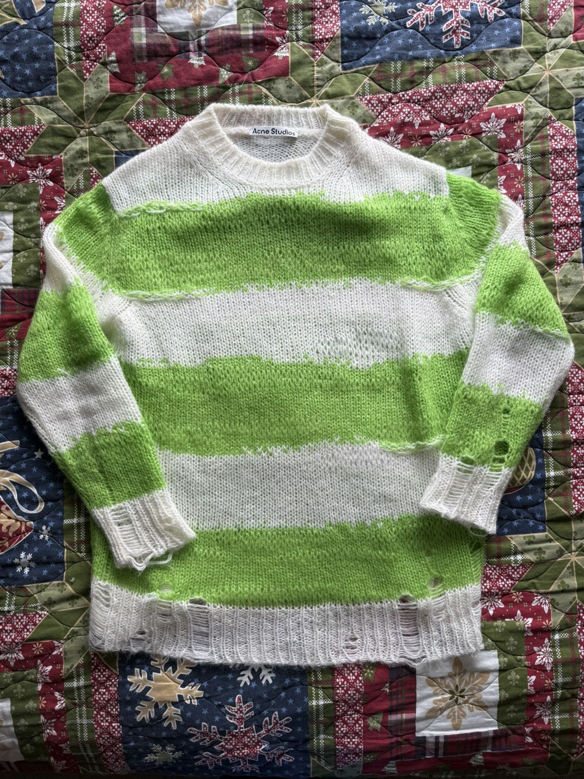 Acne Studios Acne Studios Open Knit Sweater Size US L / EU 52-54 / 3 - 7 Thumbnail
