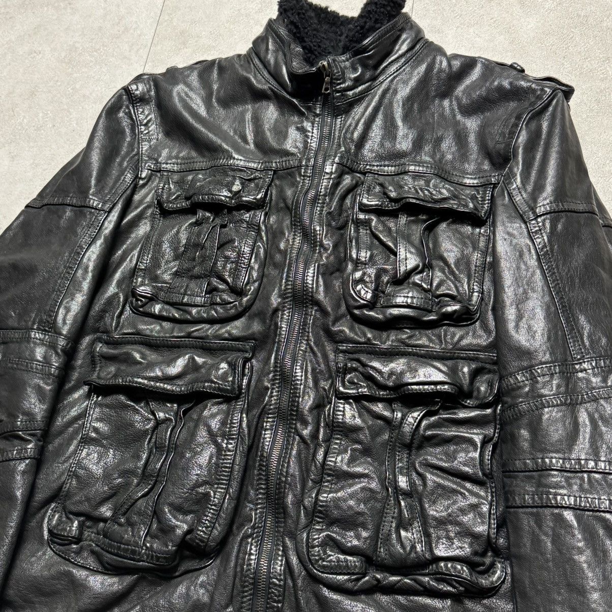 Neil Barrett Neil Barrett Shearling Fur Buffalo Leather Jacket Size US S / EU 44-46 / 1 - 5 Thumbnail