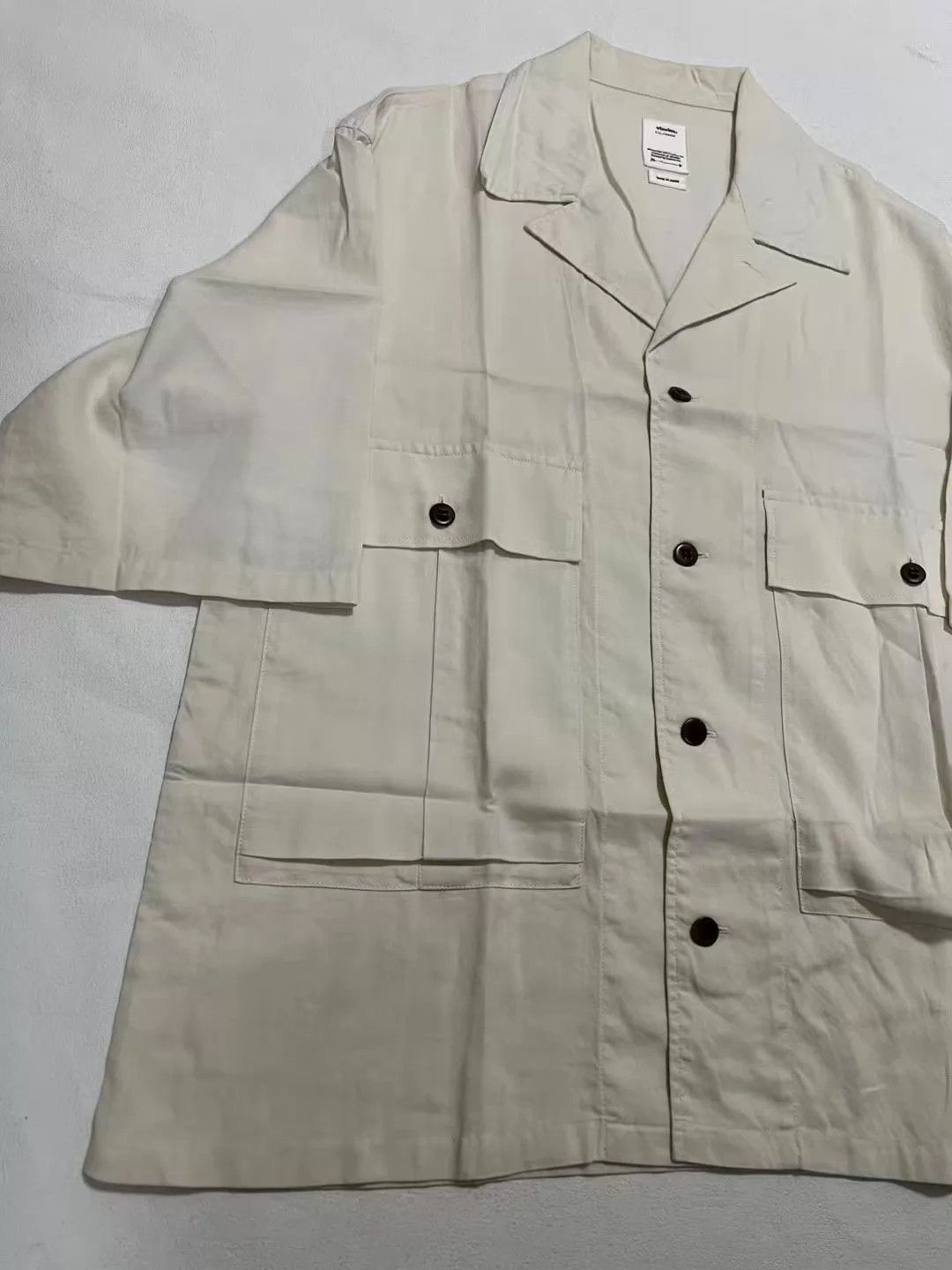 Visvim Visvim 19SS Cornet F.I.L. 2-Pocket SS Ivory 3 (Used, Oxidation, Badges) Size US L / EU 52-54 / 3 - 4 Thumbnail