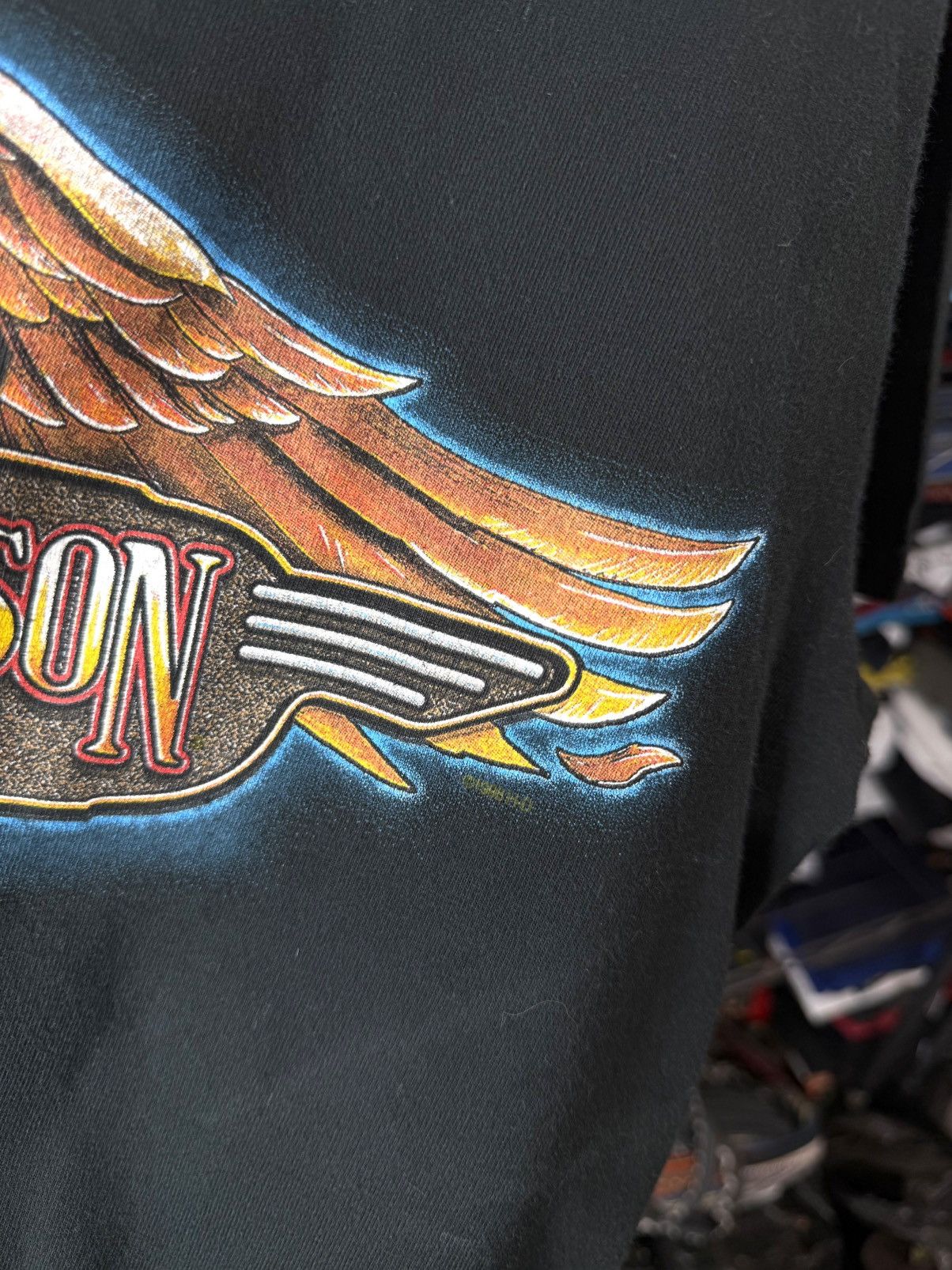 Harley Davidson Rare! Vintage 1998 Harley Davidson Alaska T Shirt Size US M / EU 48-50 / 2 - 9 Thumbnail