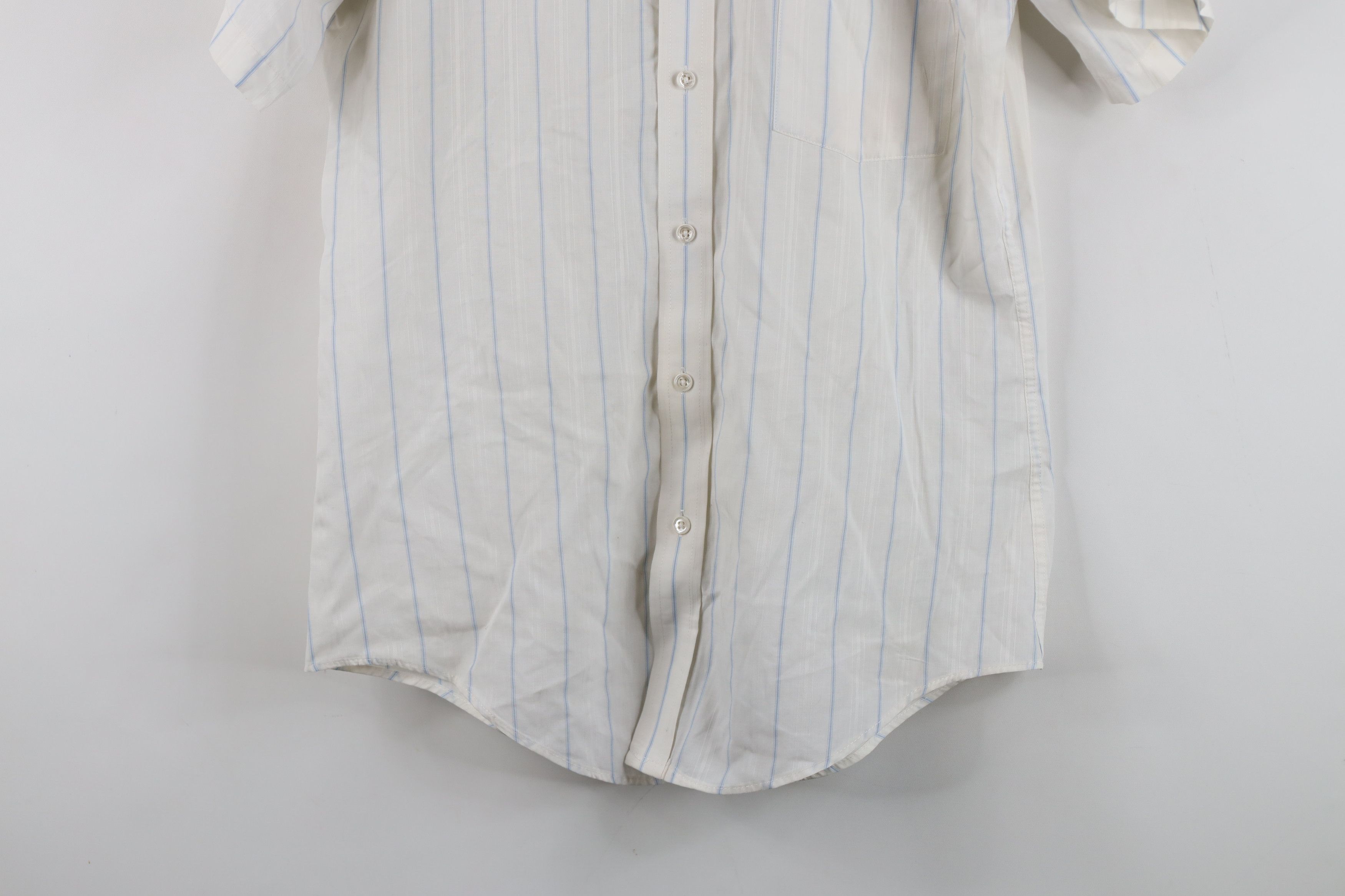 Vintage Vintage 70s Streetwear Striped Short Sleeve Button Shirt USA Size US M / EU 48-50 / 2 - 3 Thumbnail