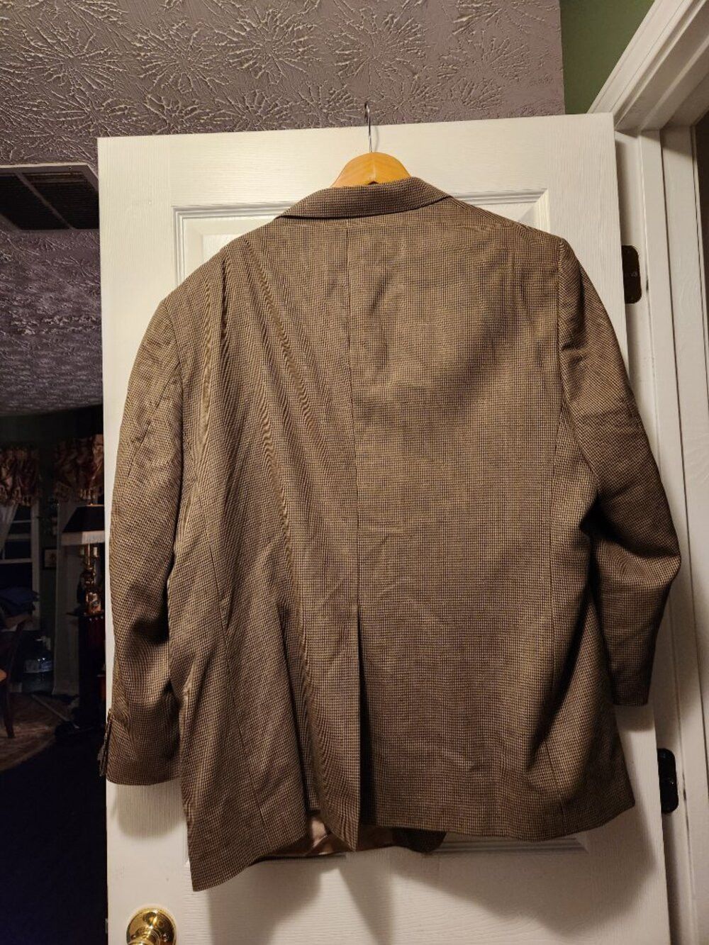 Jos. A. Bank Jos.a.bank men's brown 100%wool sport coat blazer jacket 54R Size 54R - 5 Thumbnail