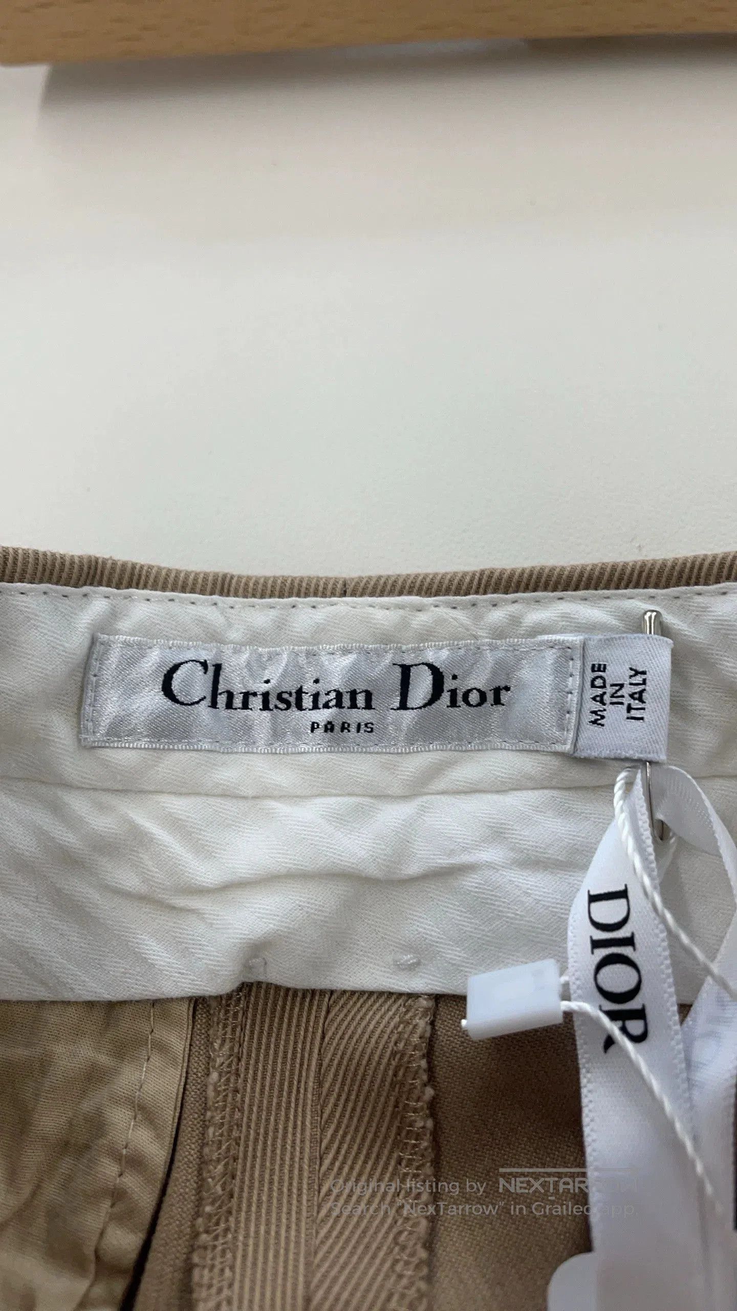 Dior dior khaki casual pants size 38. Size US 38 / EU 54 - 3 Thumbnail
