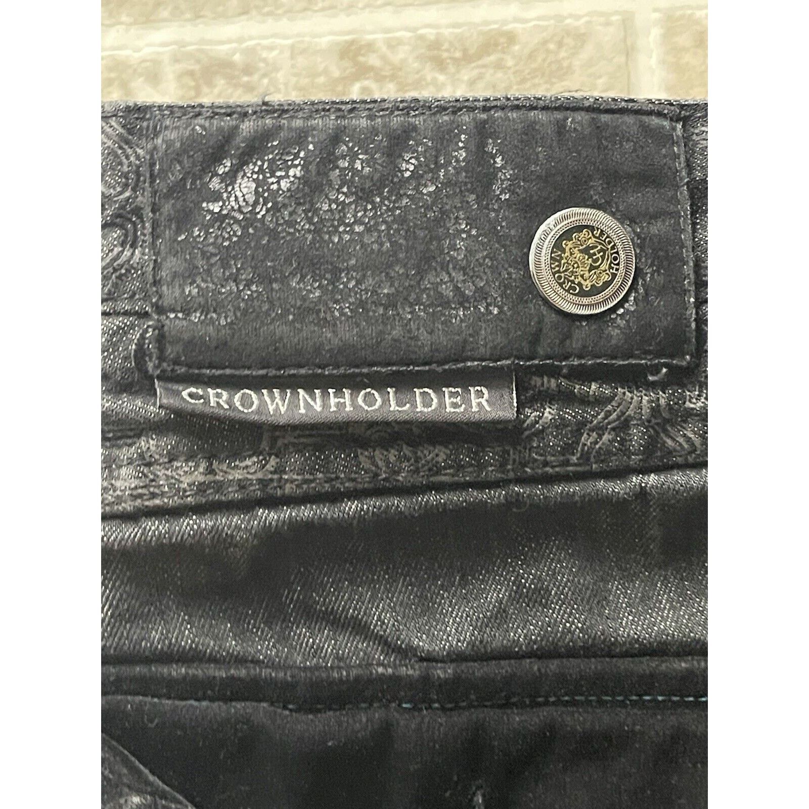 Other Vintage Crown Holder Y2K Baggy Jeans Embroidered 40/34 Size US 40 / EU 56 - 5 Thumbnail
