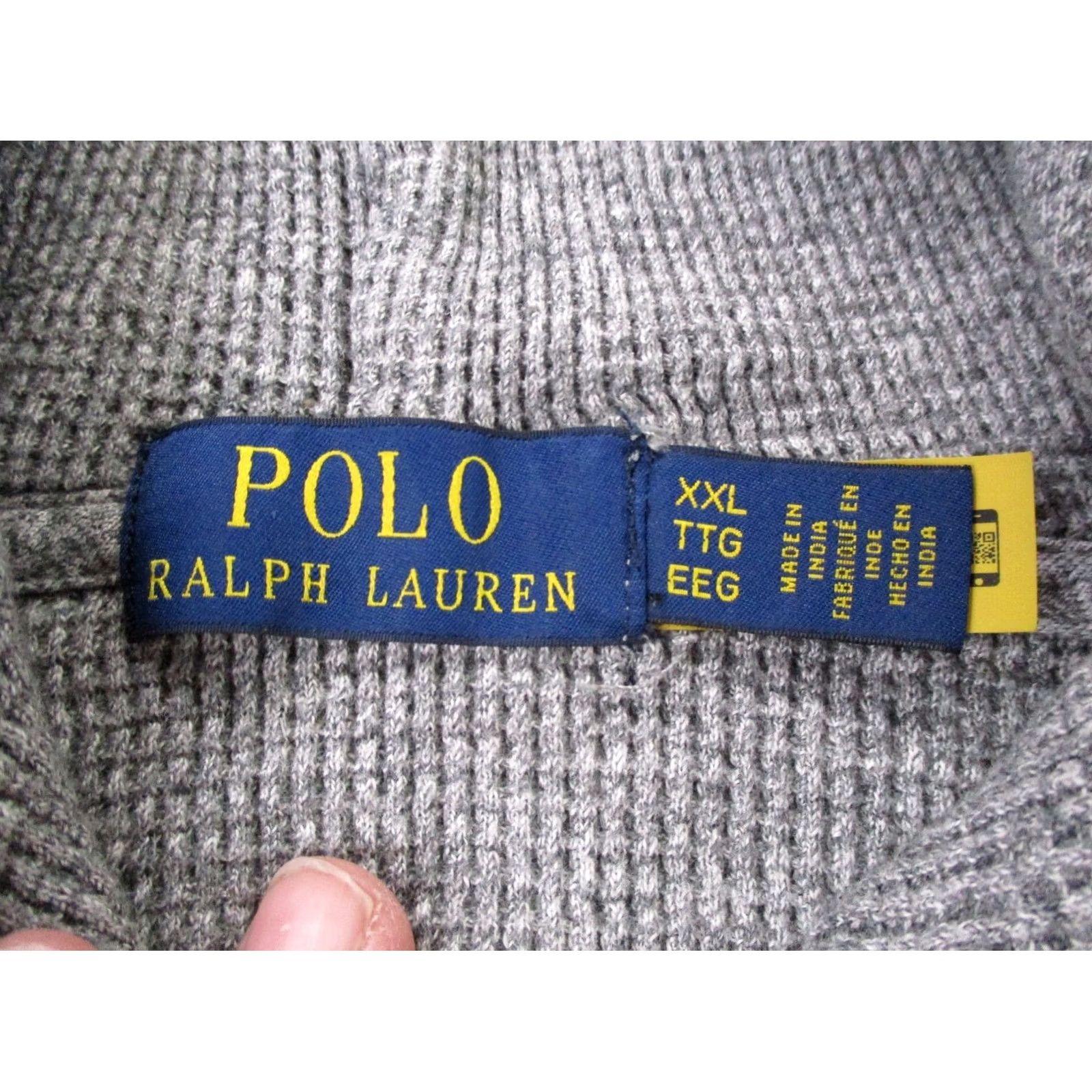 Polo Ralph Lauren Polo Ralph Lauren Hoodie Sweatshirt Mens 2XL Gray Pullover Pony Logo Casual Size US XXL / EU 58 / 5 - 7 Thumbnail
