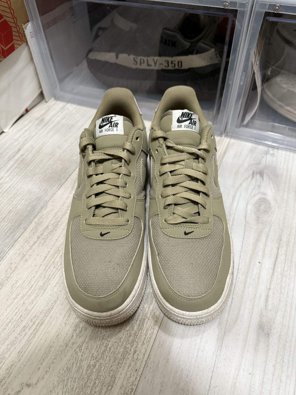 Nike Nike Air Force 1 Low ‘07 LV8 Next Nature Olive Green Sail Size US 10 / EU 43 - 4 Thumbnail