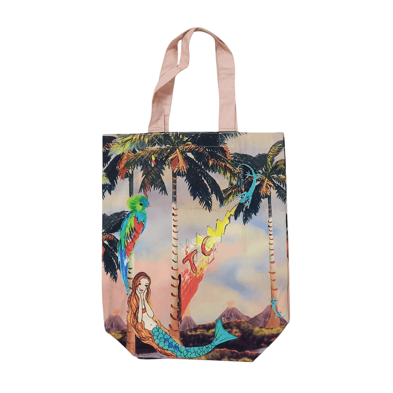 Tsumori Chisato Tsumori Chisato TC Mermaid Island Canvas Tote Bag Size ONE SIZE - 5 Thumbnail